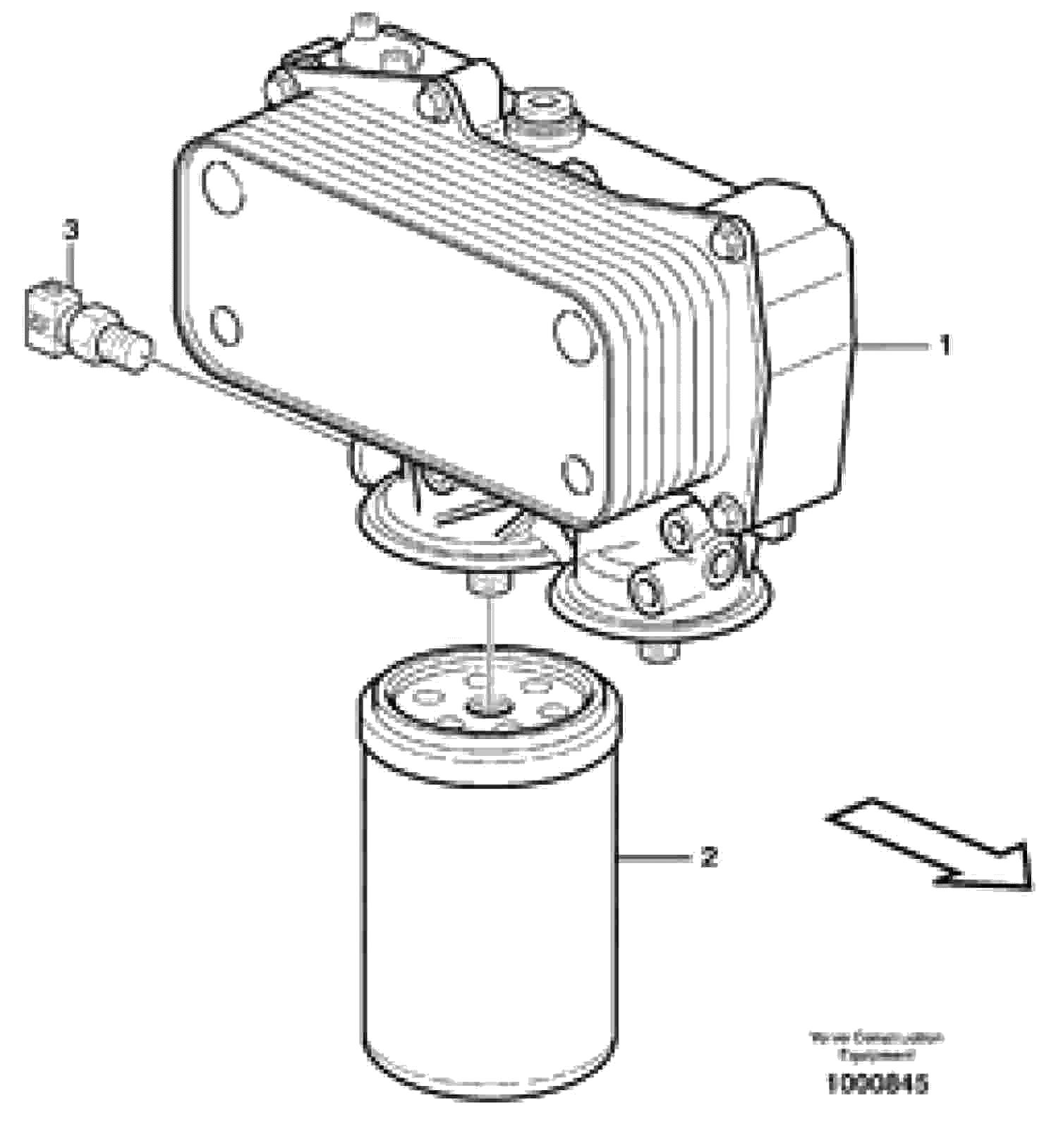 Схема запчастей Volvo BL70 - 41173 Фильтр масляный BL70