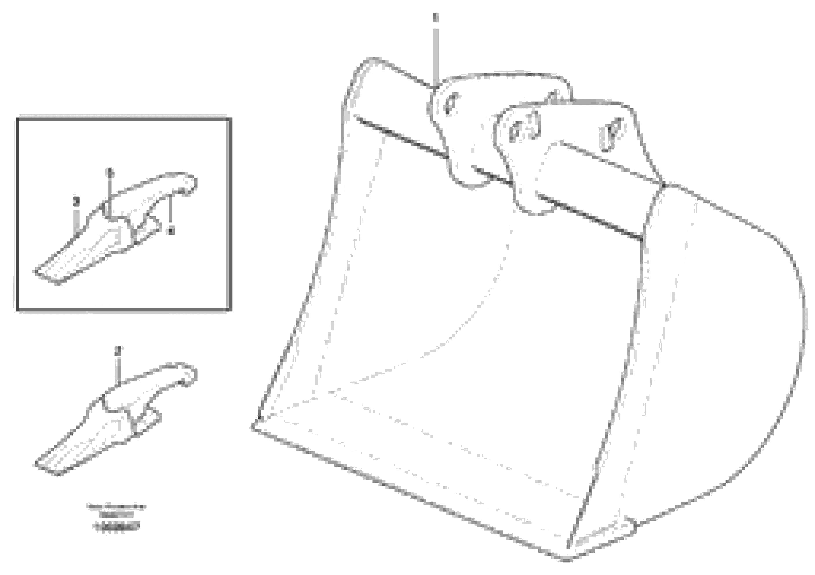 Схема запчастей Volvo BL70 - 41144 Bucket, straight with teeth BL70