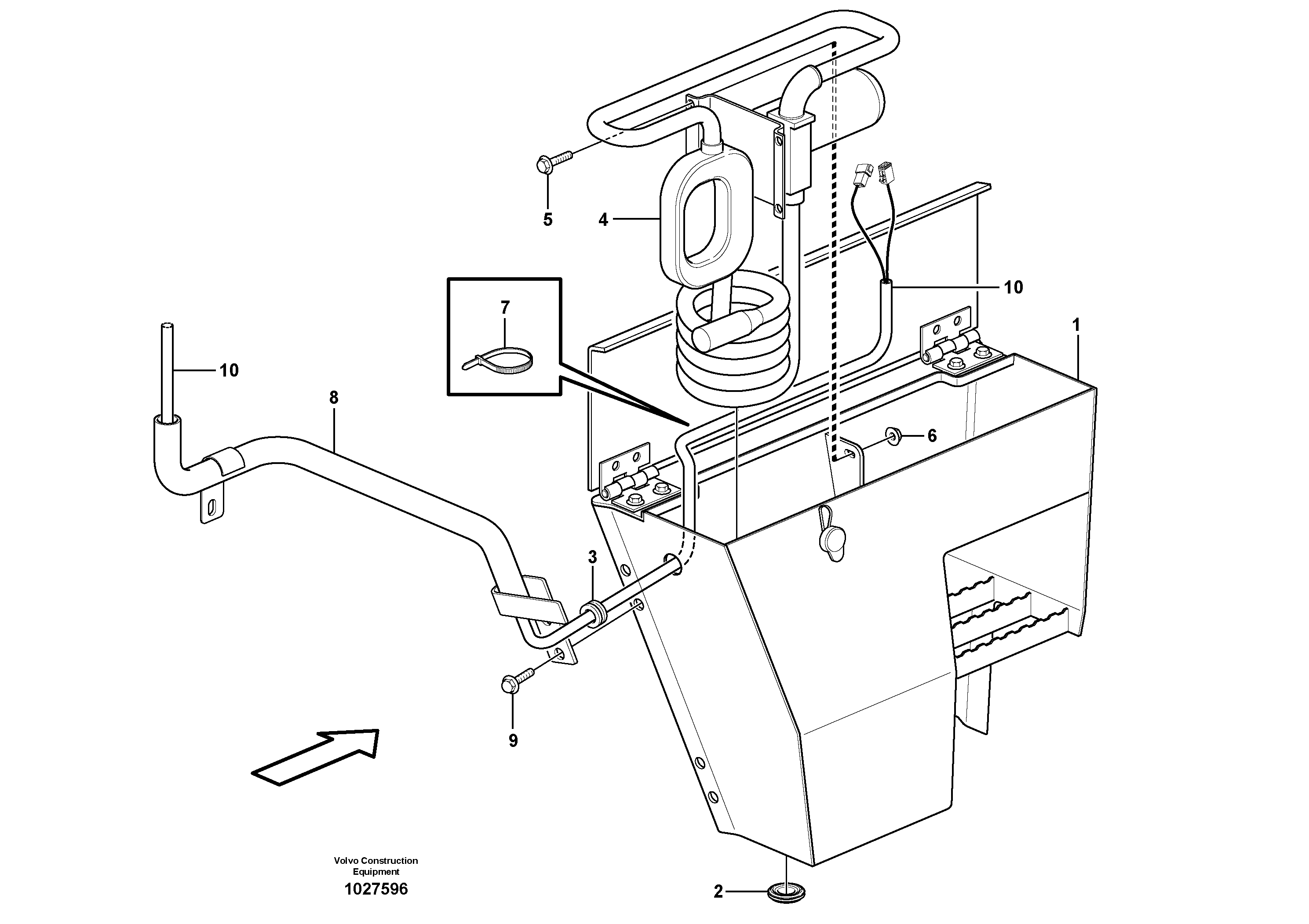 Схема запчастей Volvo BL70 - 41184 Fuel pump BL70