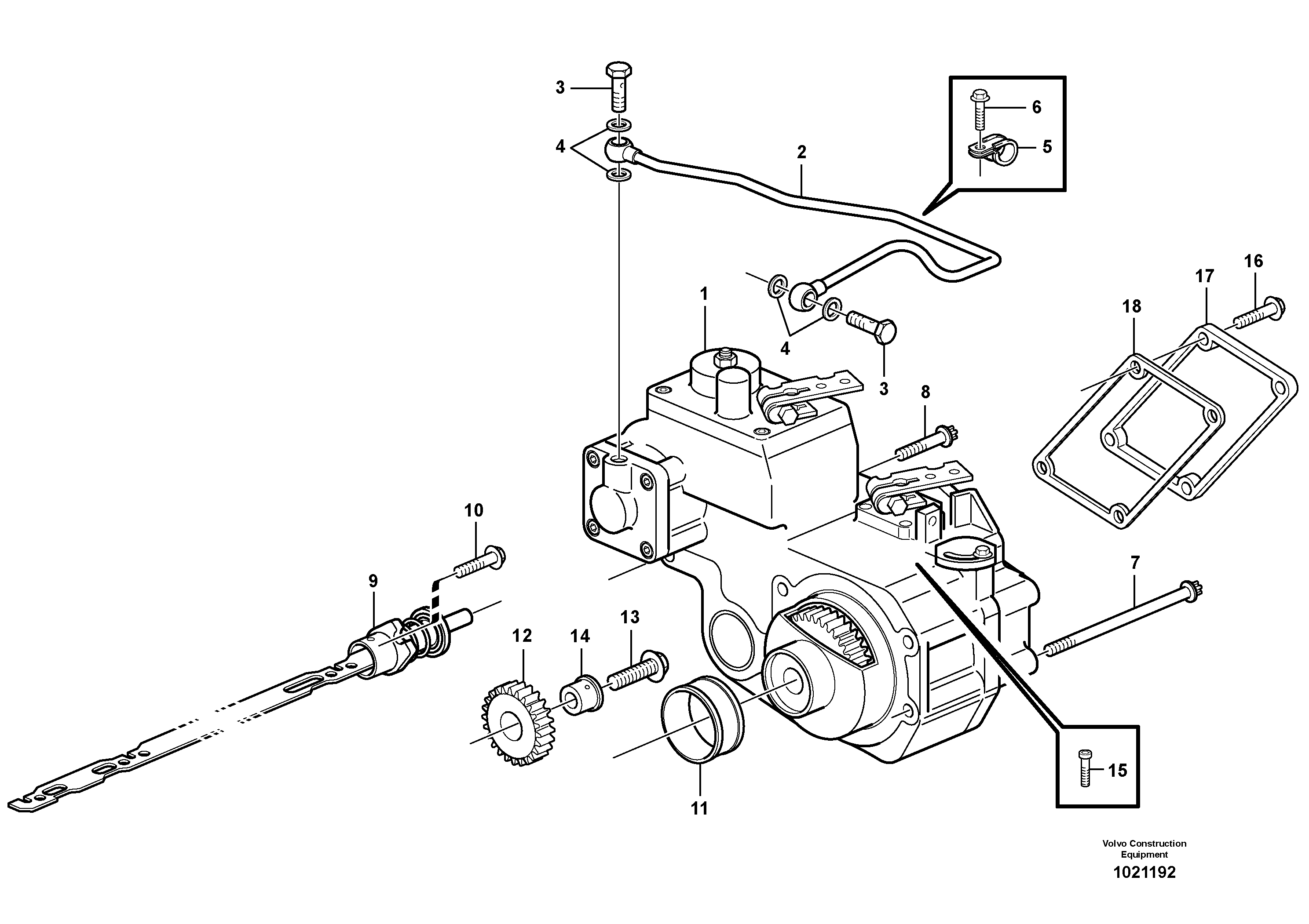 Схема запчастей Volvo BL70 - 737 Regulator BL70