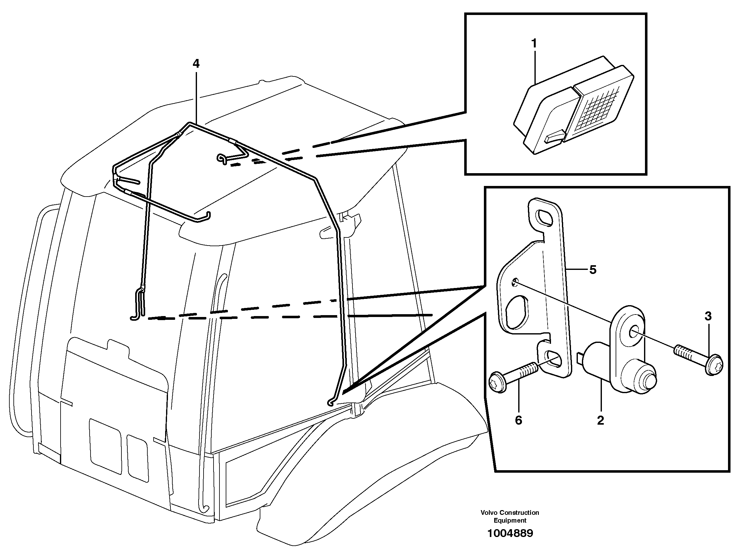 Схема запчастей Volvo BL70 - 83700 Interior lamp BL70