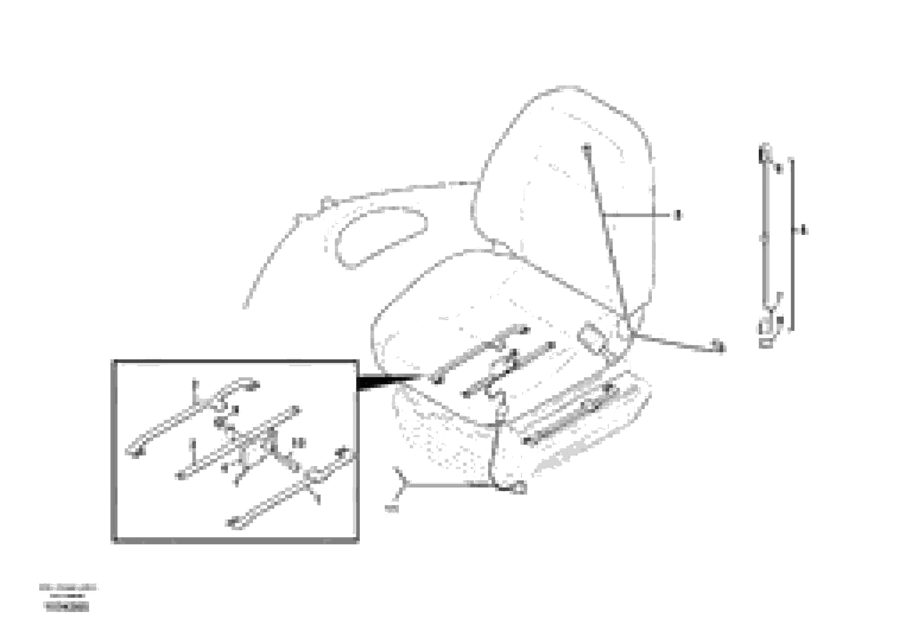 Схема запчастей Volvo BL70 - 70868 Cable harness BL70 S/N 11489 -