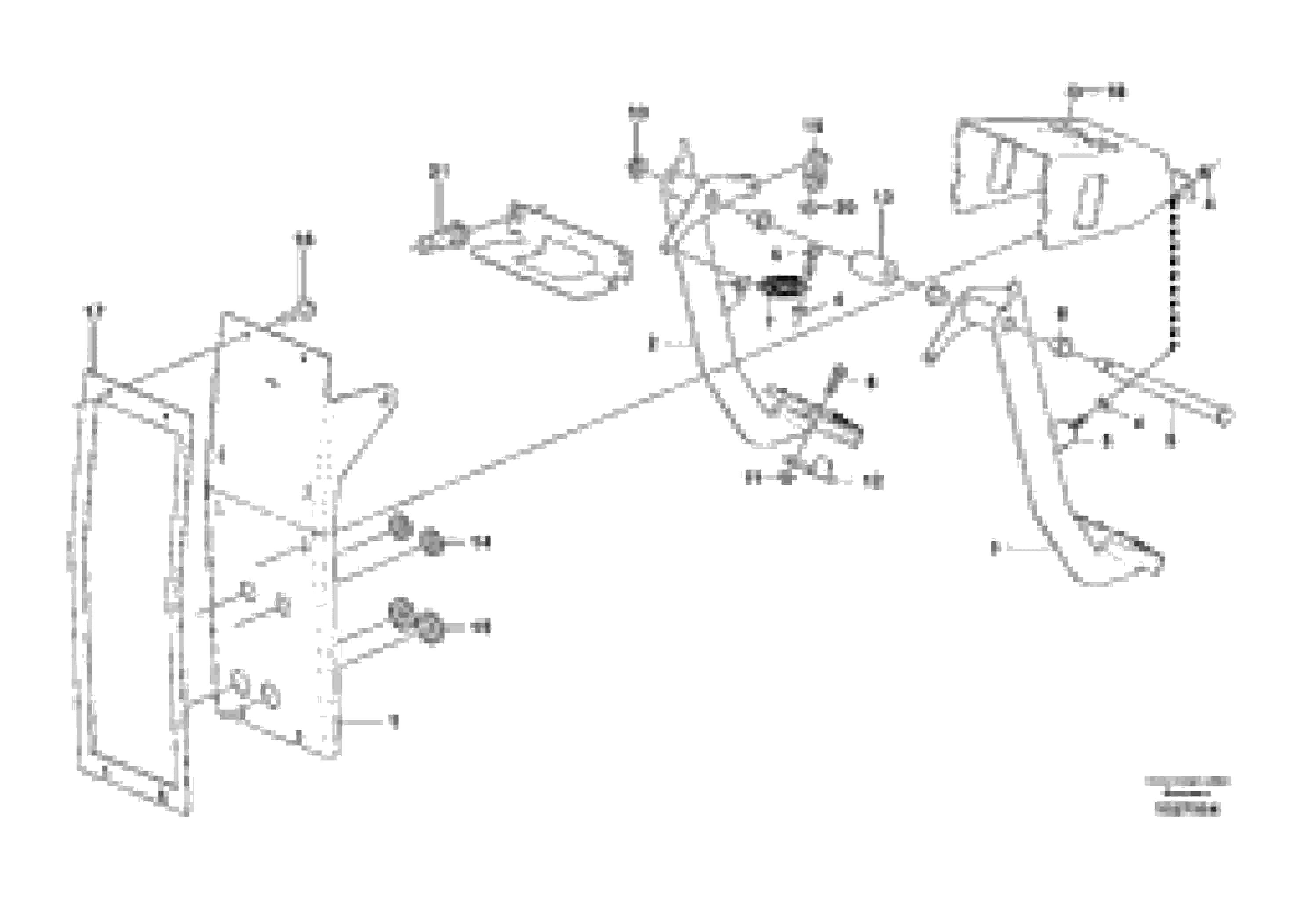 Схема запчастей Volvo BL70 - 38270 Brake system BL70