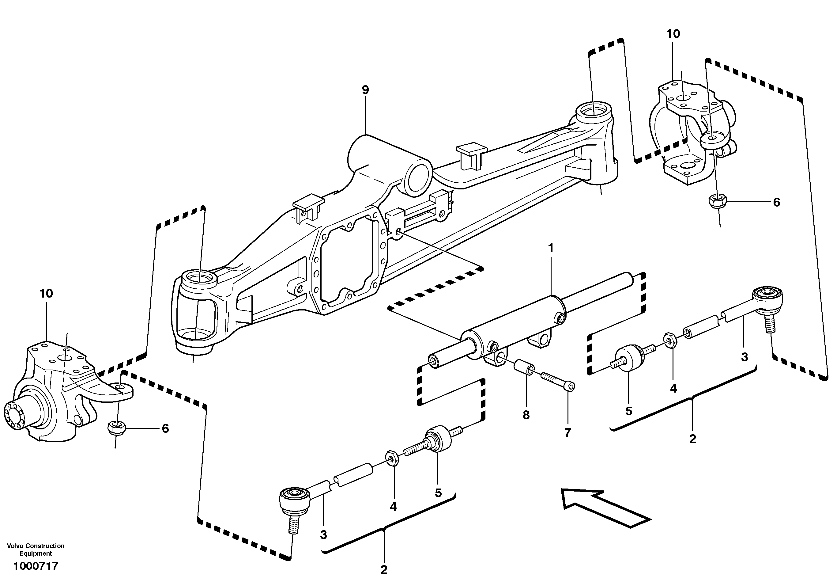 Схема запчастей Volvo BL70 - 38276 Рулевая система BL70