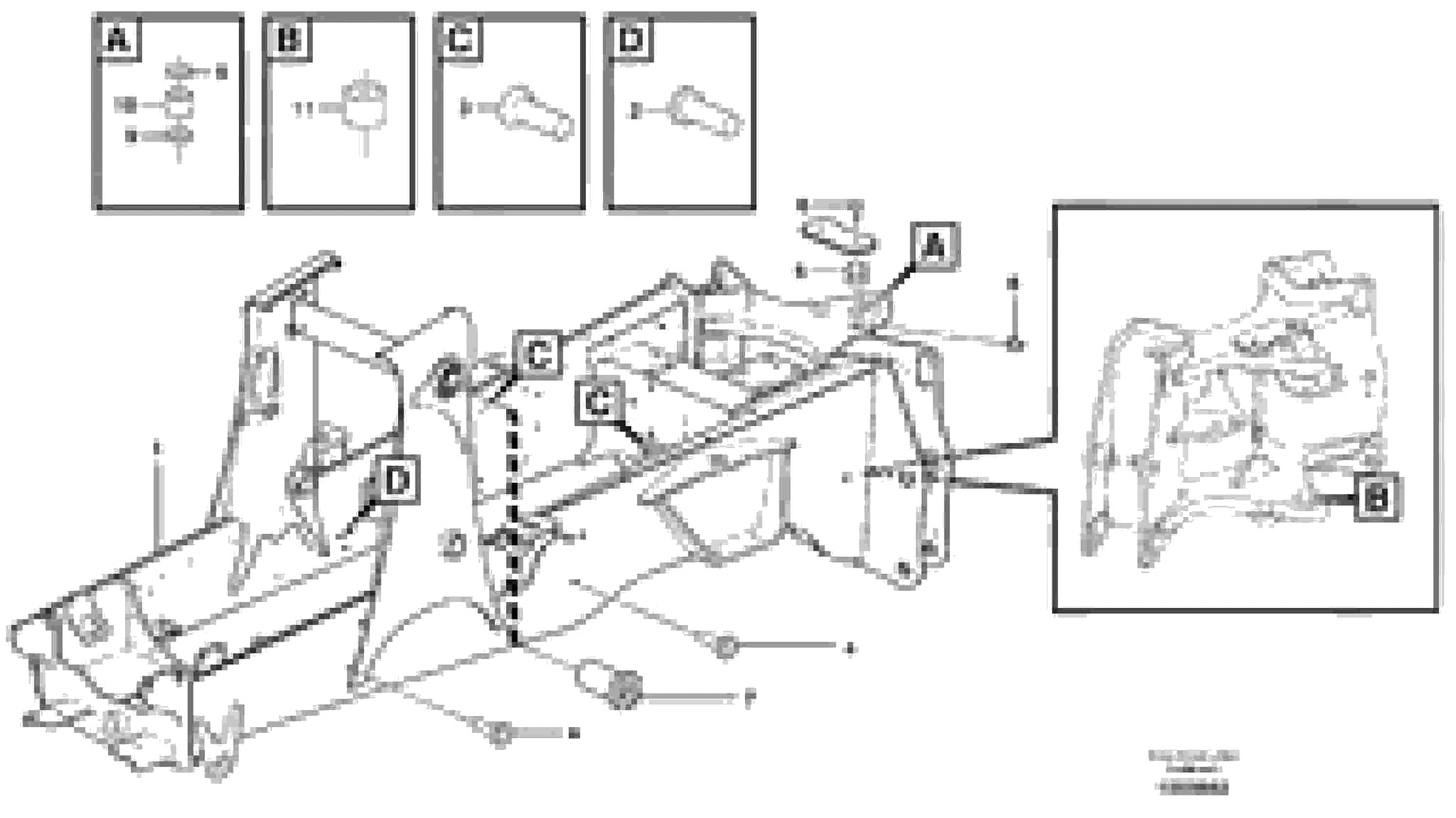 Схема запчастей Volvo BL70 - 69926 Chassis BL70