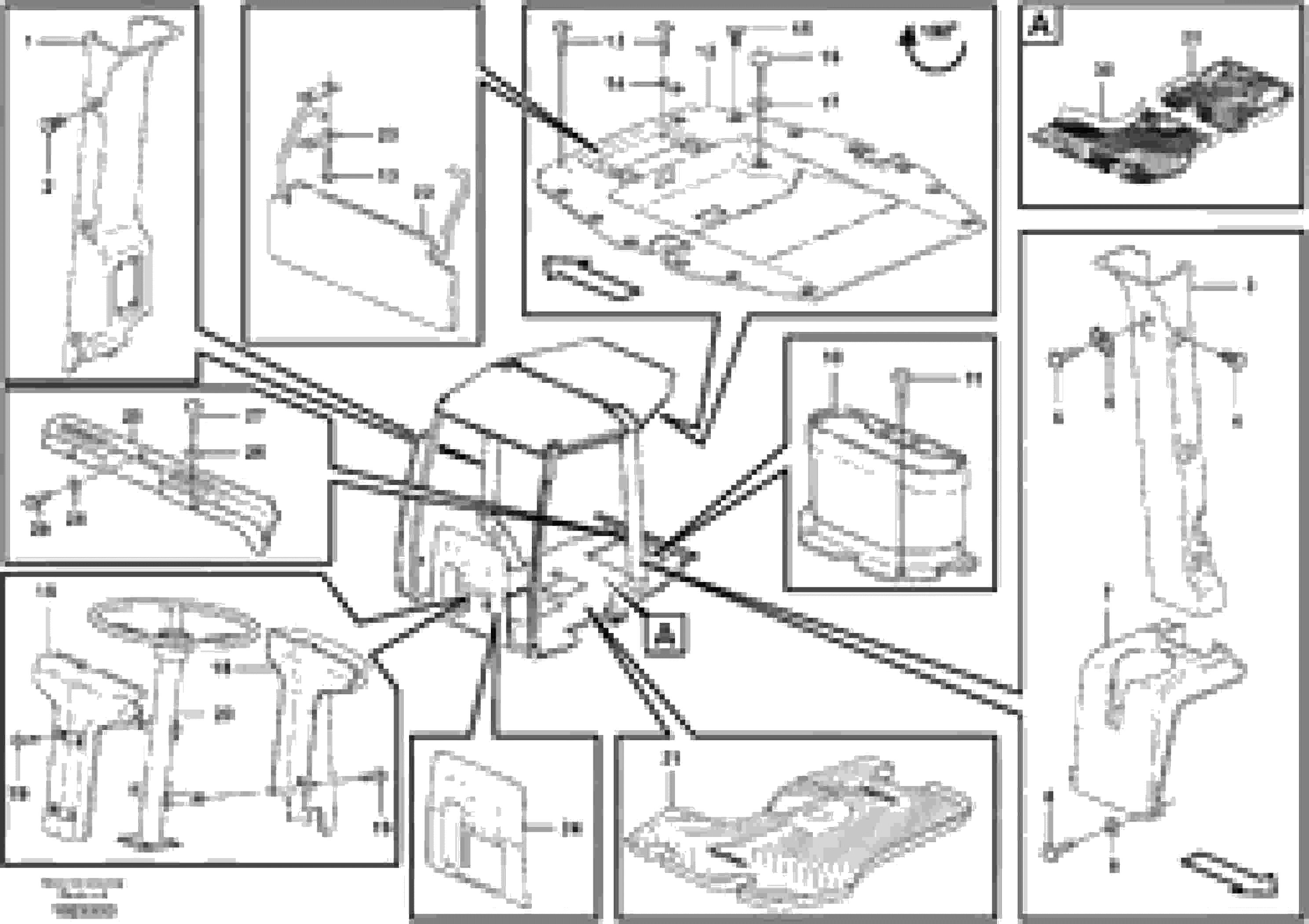 Схема запчастей Volvo BL70 - 41720 Interior components BL70