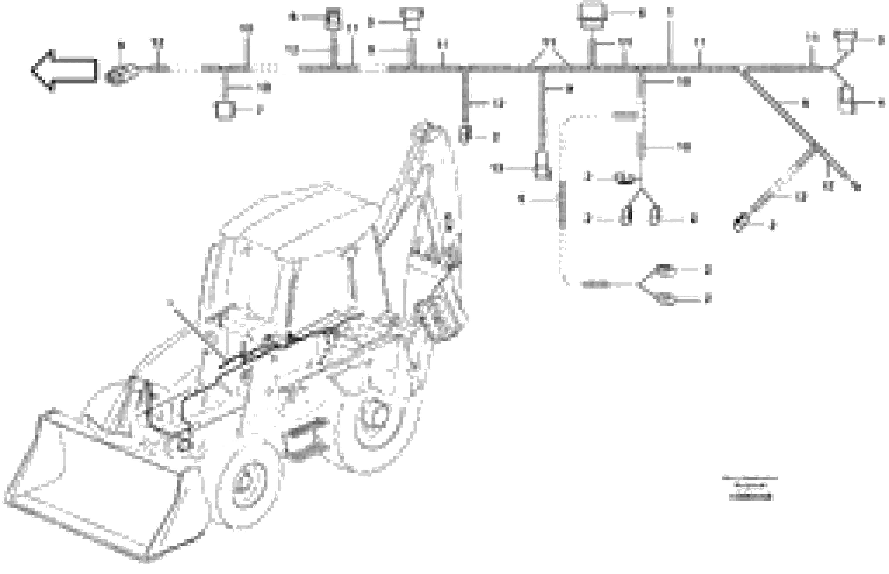 Схема запчастей Volvo BL71 - 1555 Cable harness chassis BL71