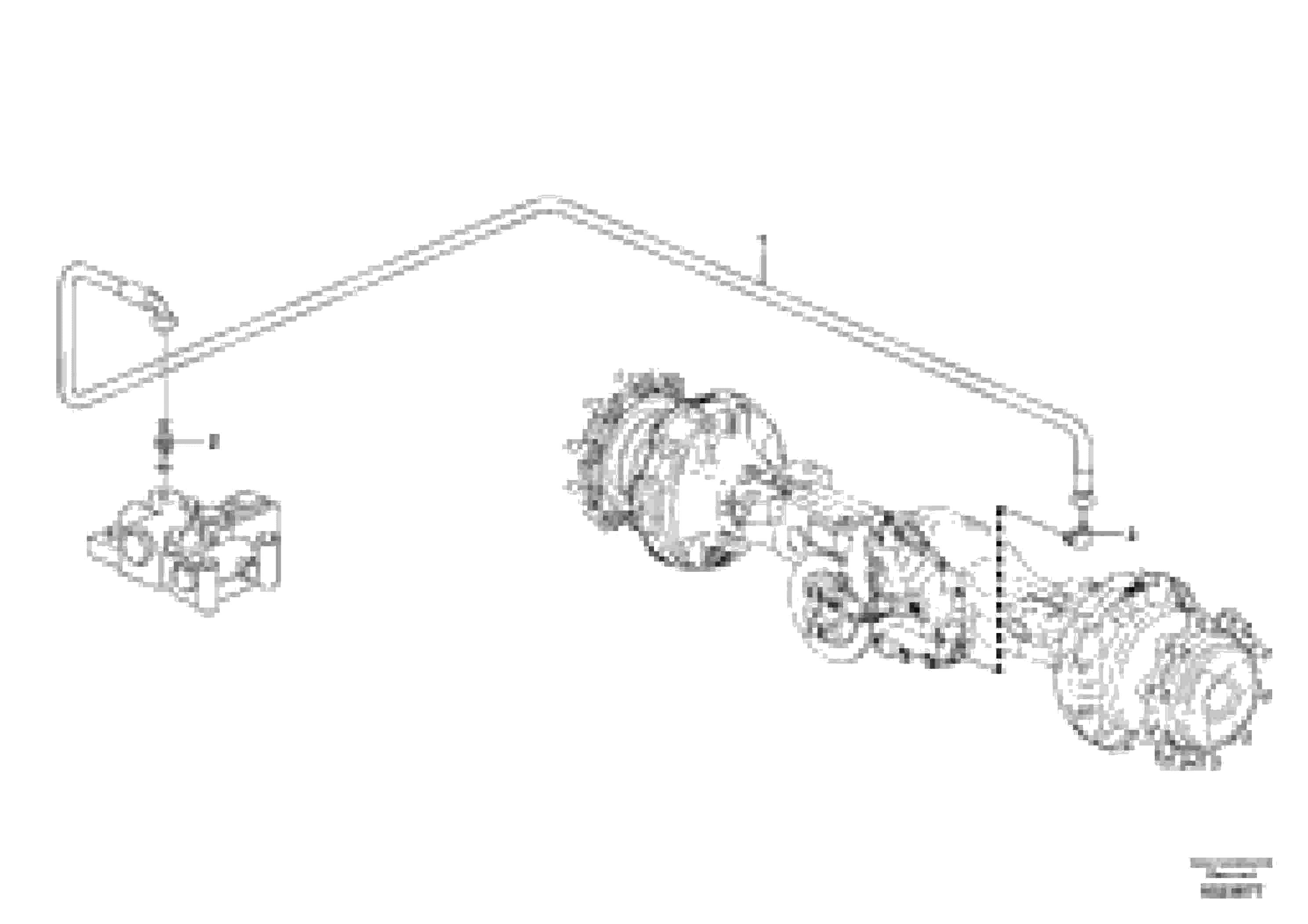 Схема запчастей Volvo BL71 - 3865 Differential lock BL71