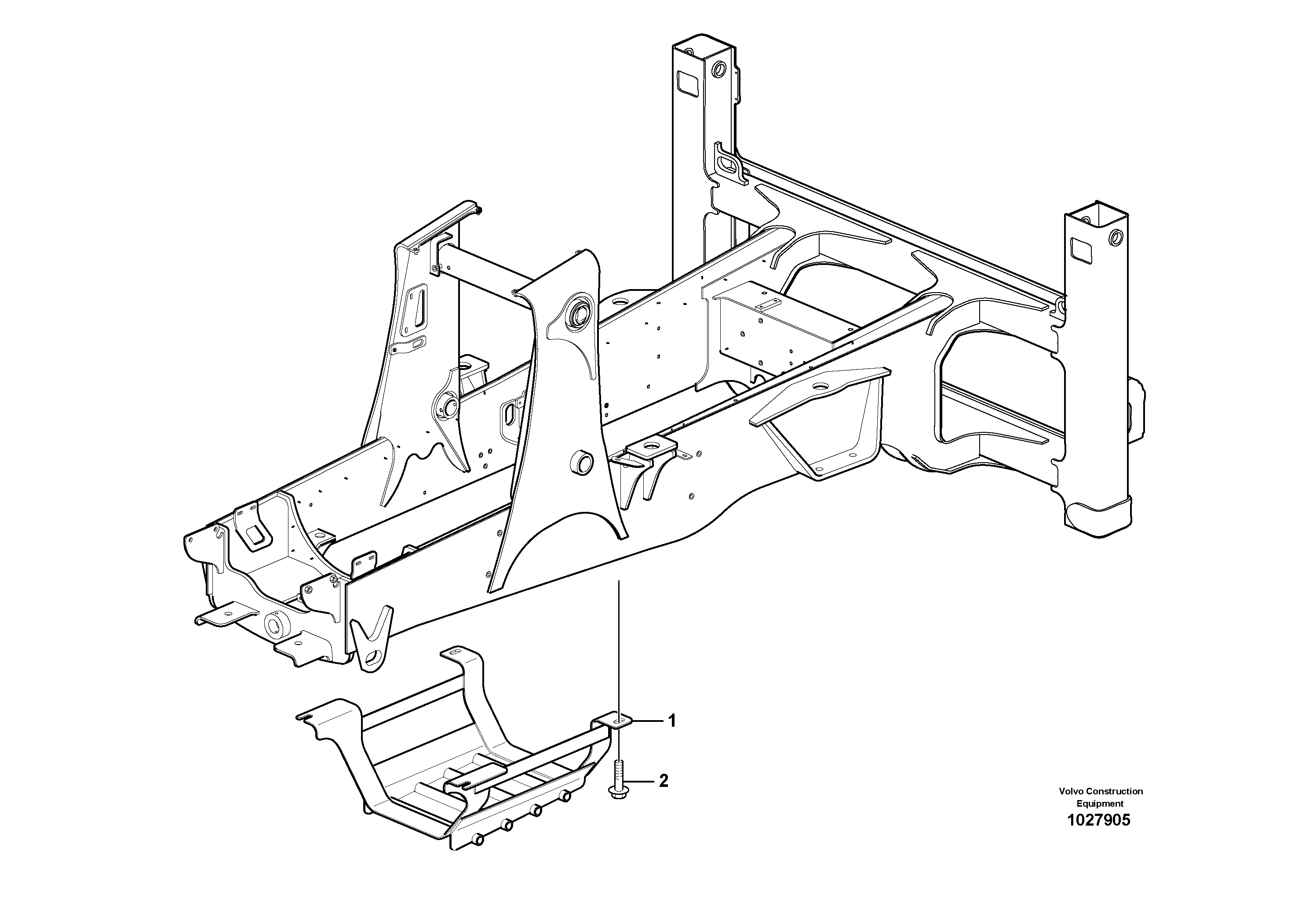 Схема запчастей Volvo BL71 - 3883 Protecting plates BL71