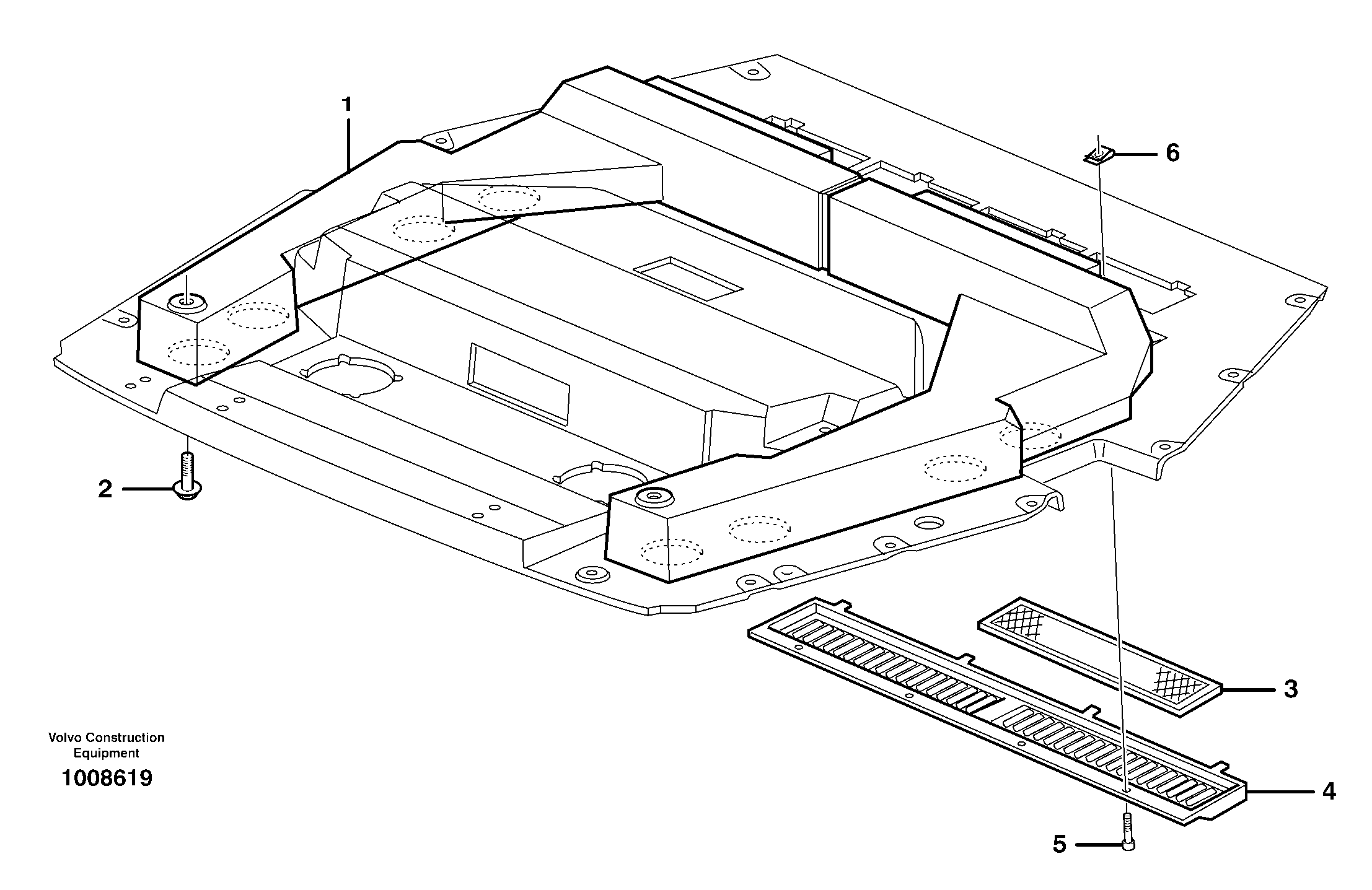 Схема запчастей Volvo BL71 - 3594 Air ducts BL71