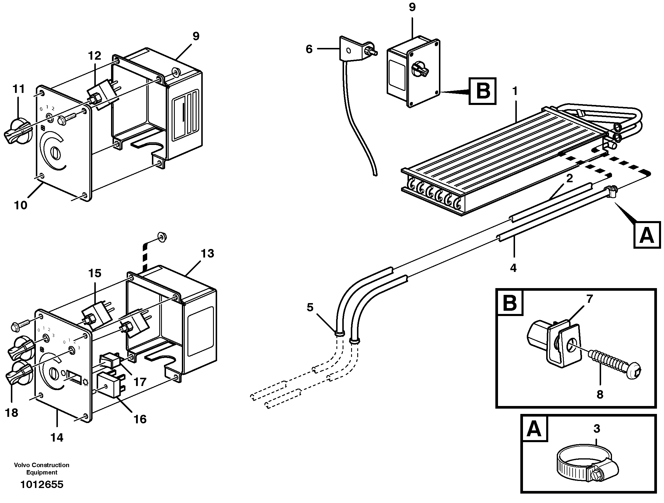 Схема запчастей Volvo BL71 - 83060 Radiator and control BL71