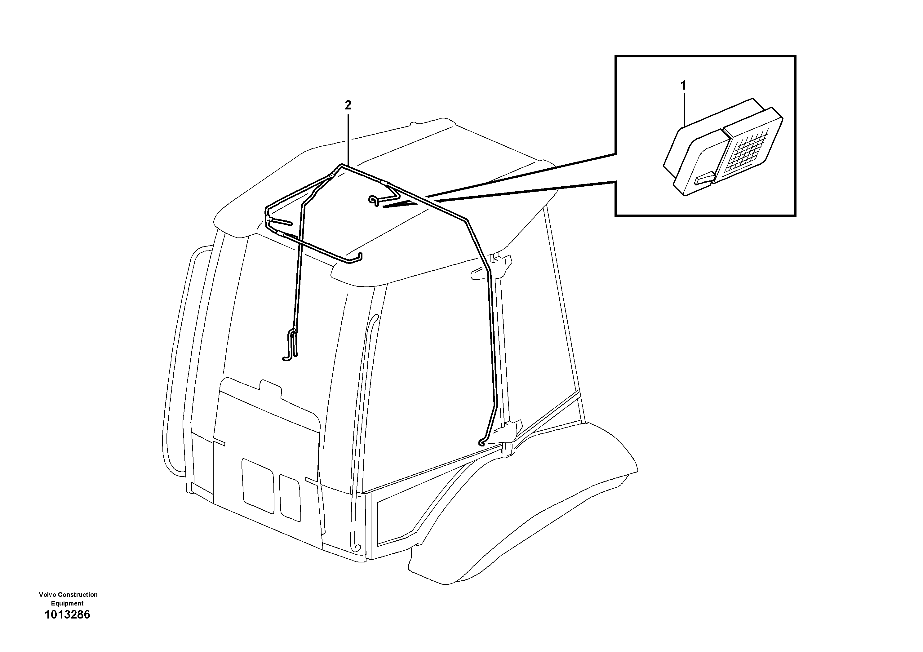 Схема запчастей Volvo BL71 - 82941 Interior lamp BL71PLUS