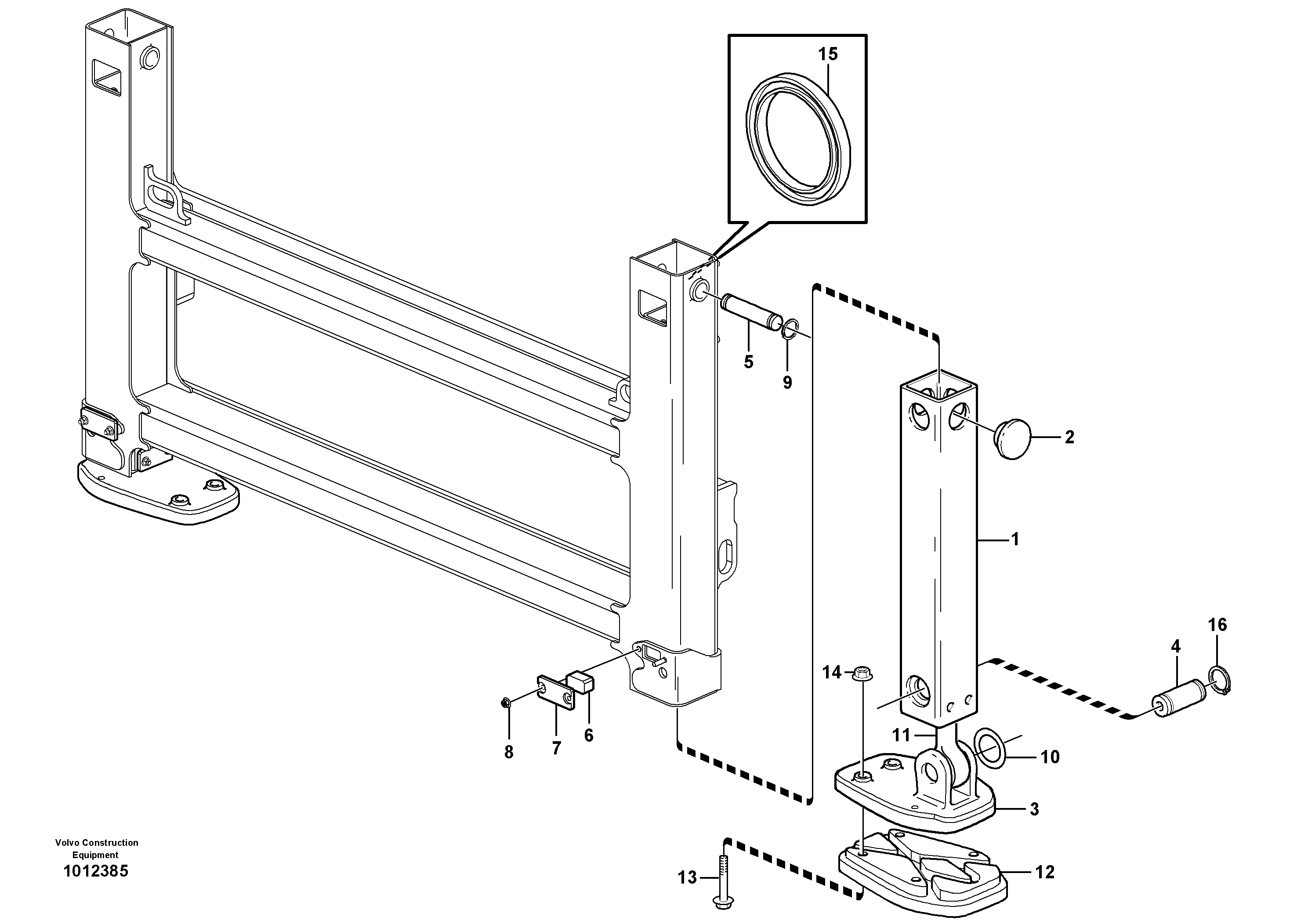 Схема запчастей Volvo BL71 - 49741 Stabilisers BL71PLUS S/N 10495 -