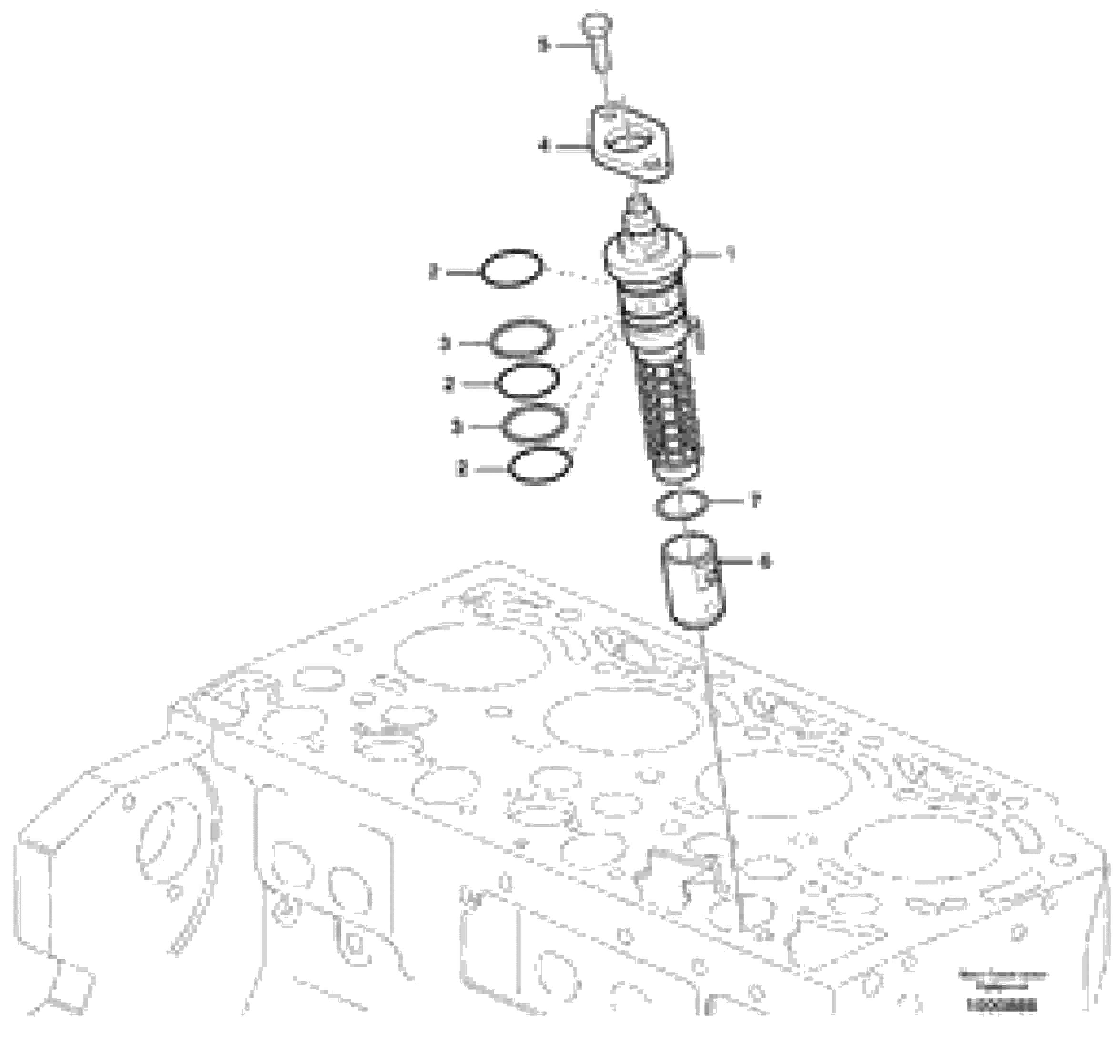 Схема запчастей Volvo BL71 - 42820 Fuel injection pump with fitting parts BL71PLUS S/N 10495 -