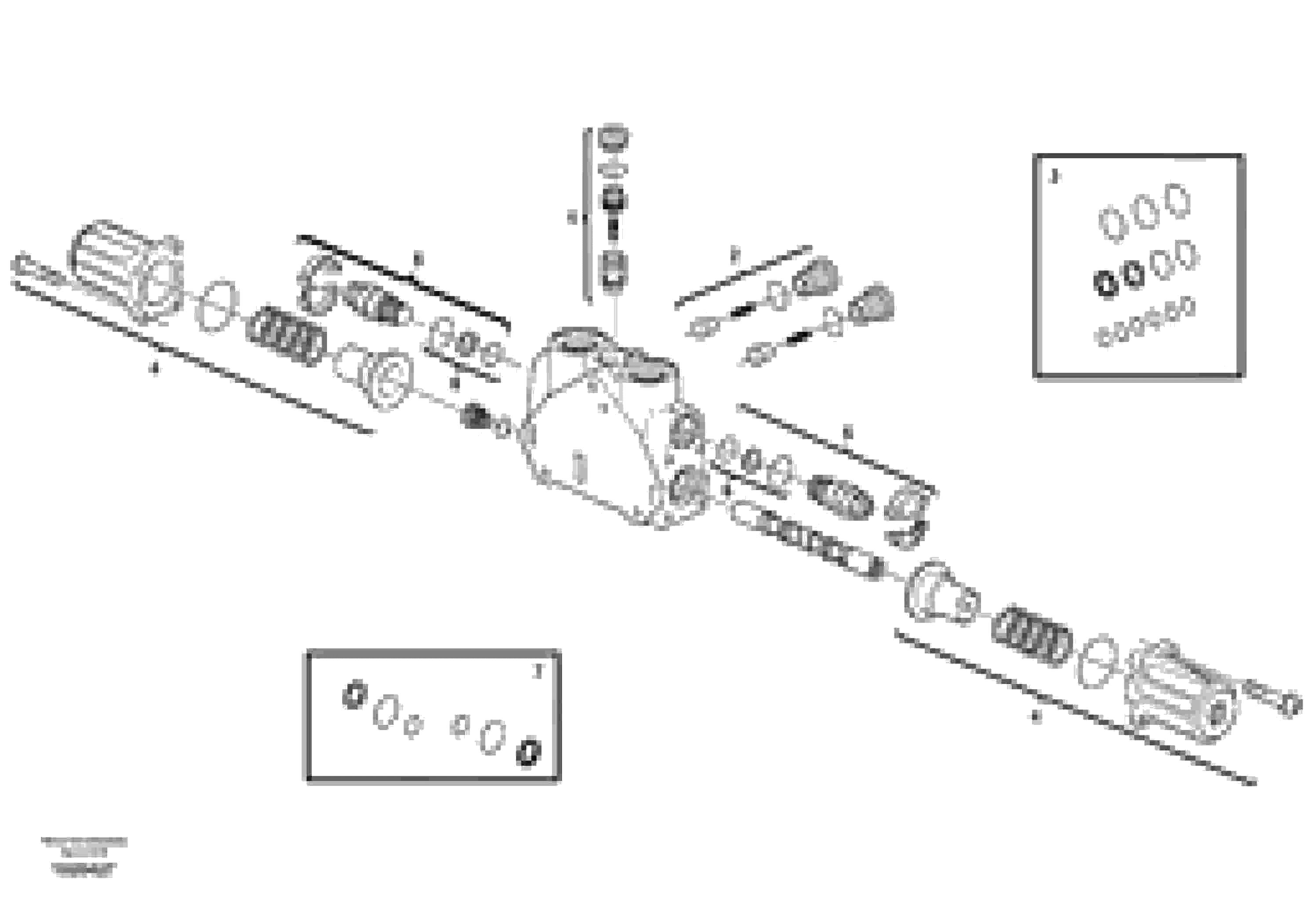 Схема запчастей Volvo BL71 - 5695 Valve section BL71 S/N 16827 -