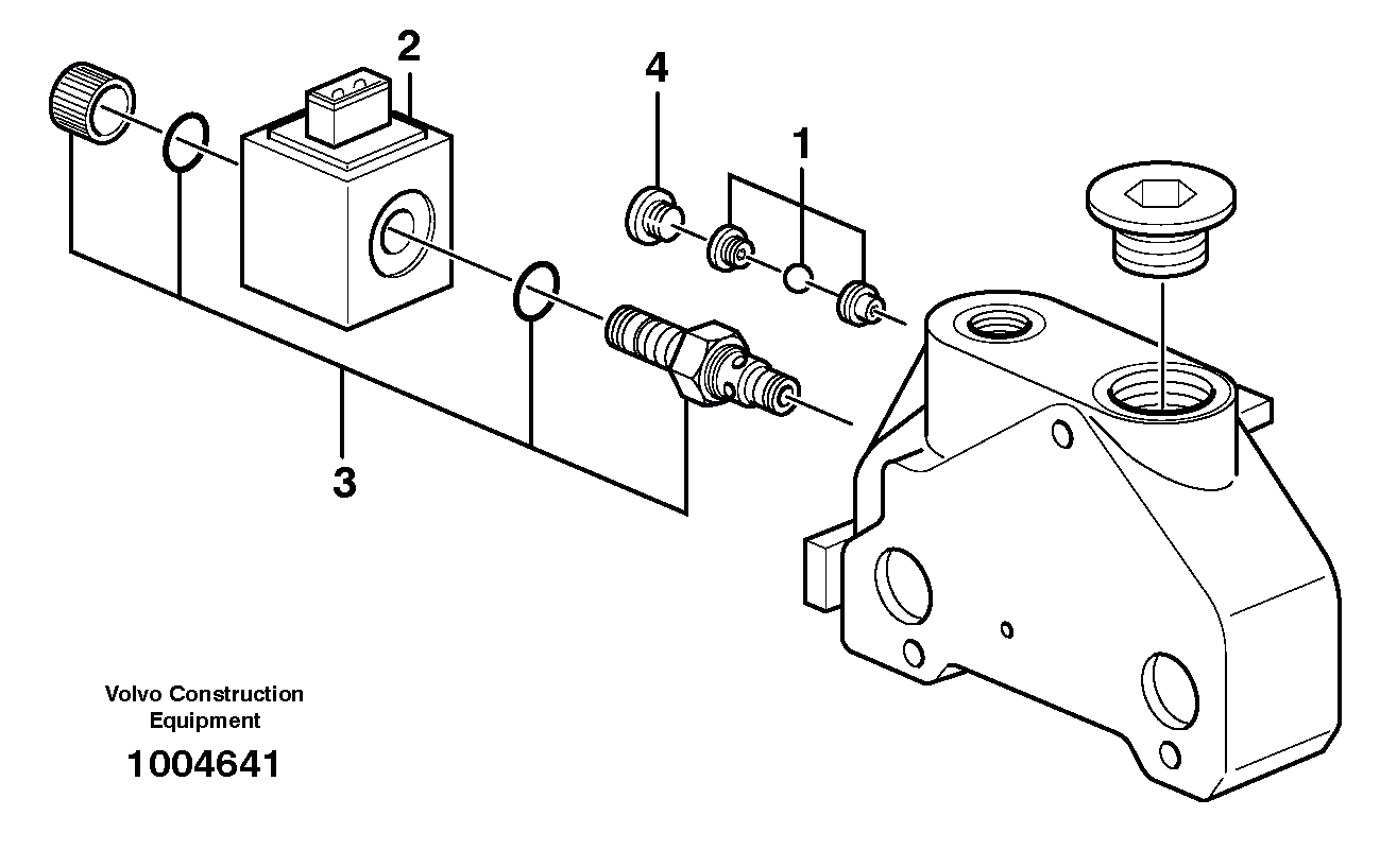 Схема запчастей Volvo BL71 - 99371 Valve section BL71 S/N 16827 -