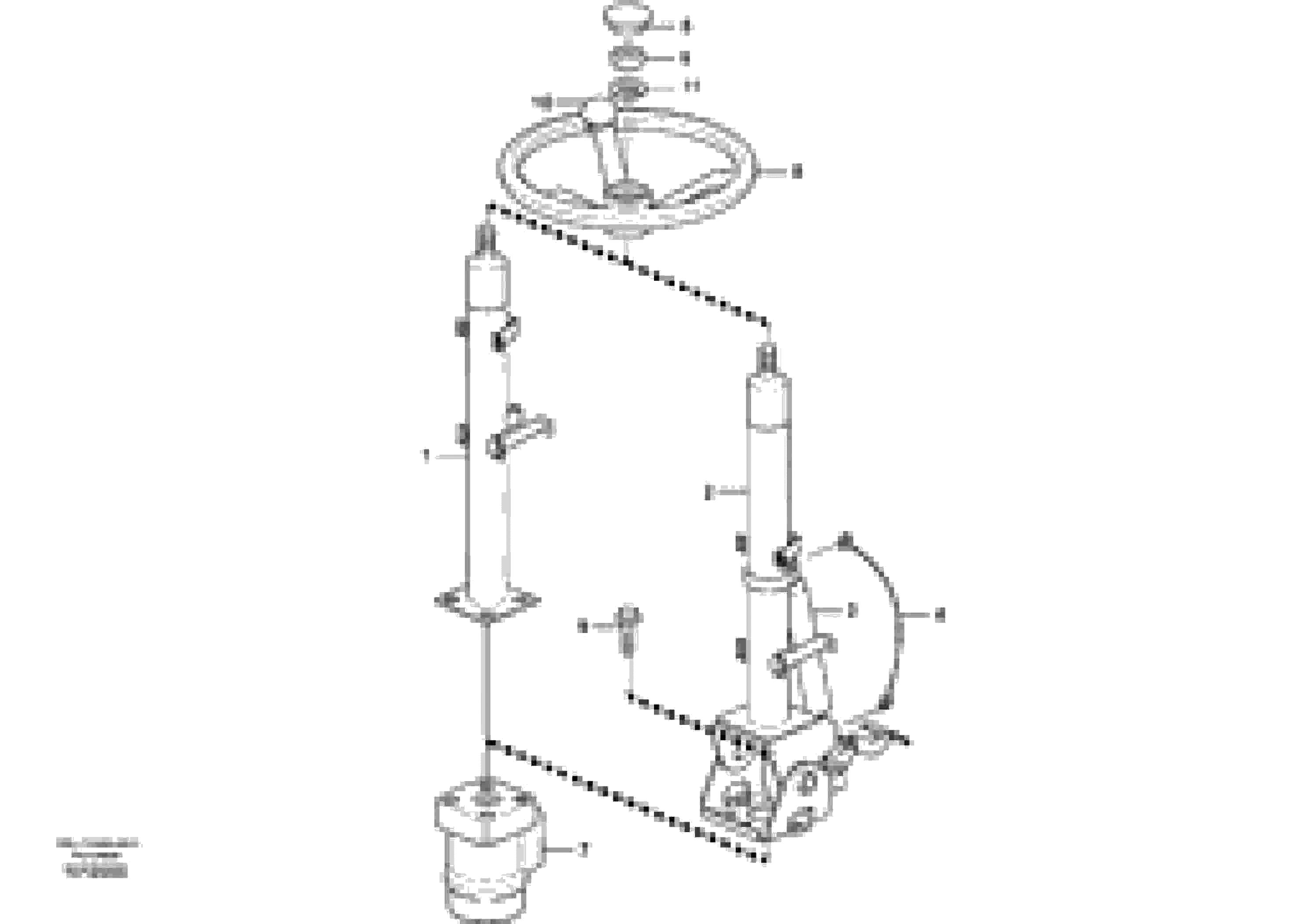 Схема запчастей Volvo BL71 - 41782 Steering column with fitting parts BL71PLUS S/N 10495 -