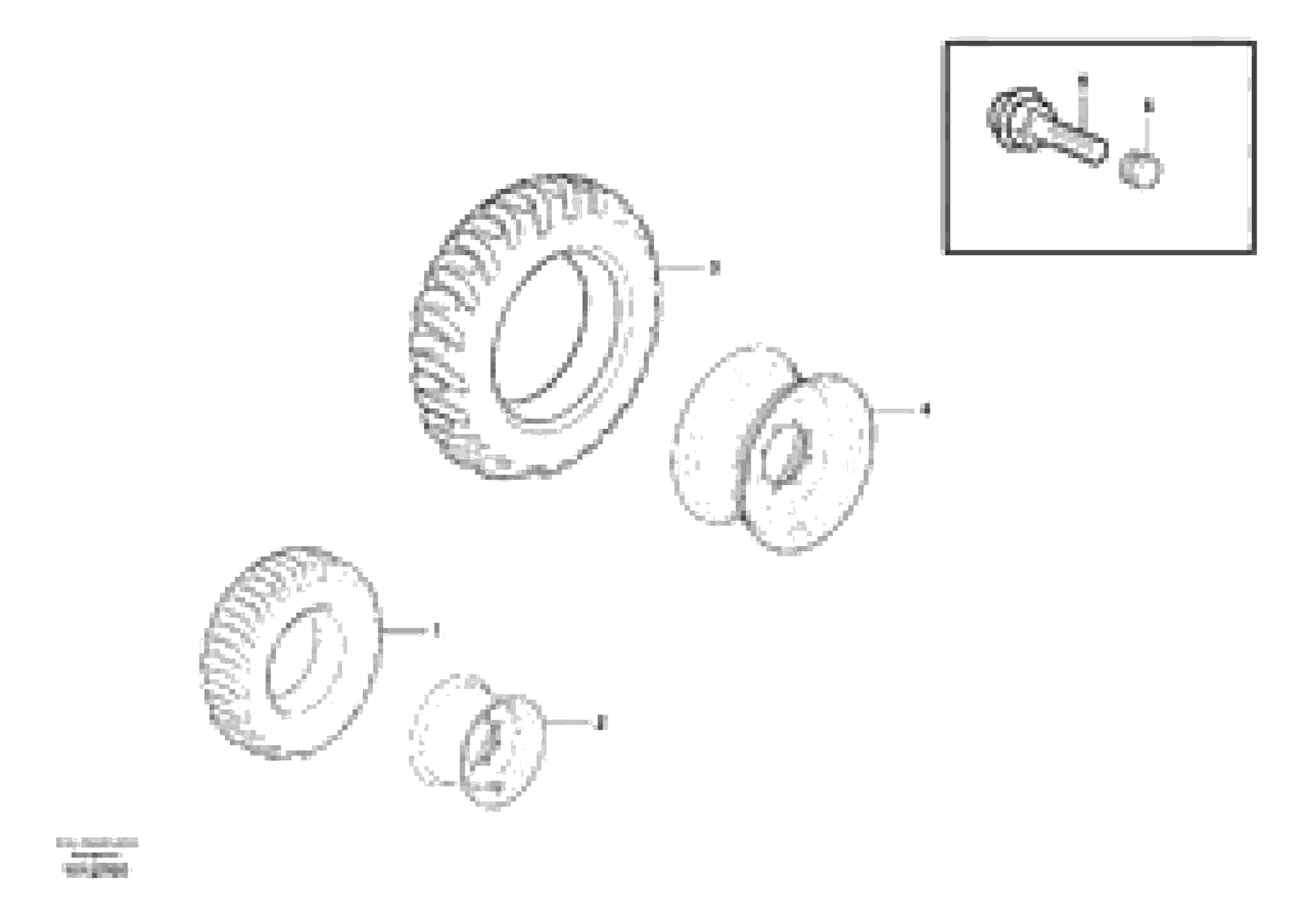 Схема запчастей Volvo BL71 - 64076 Wheel BL71PLUS S/N 10495 -