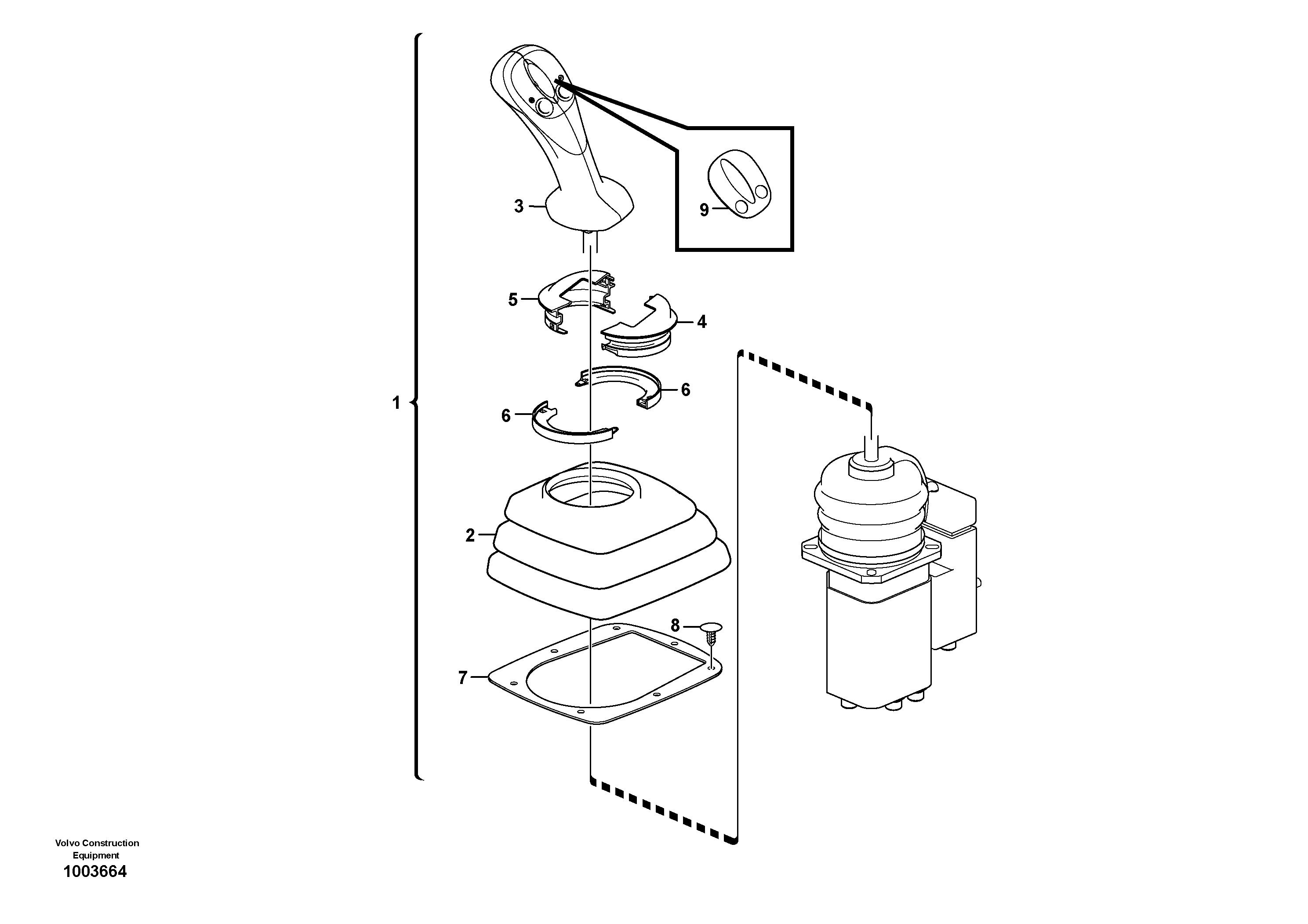 Схема запчастей Volvo BL71 - 2524 Servo valve BL71