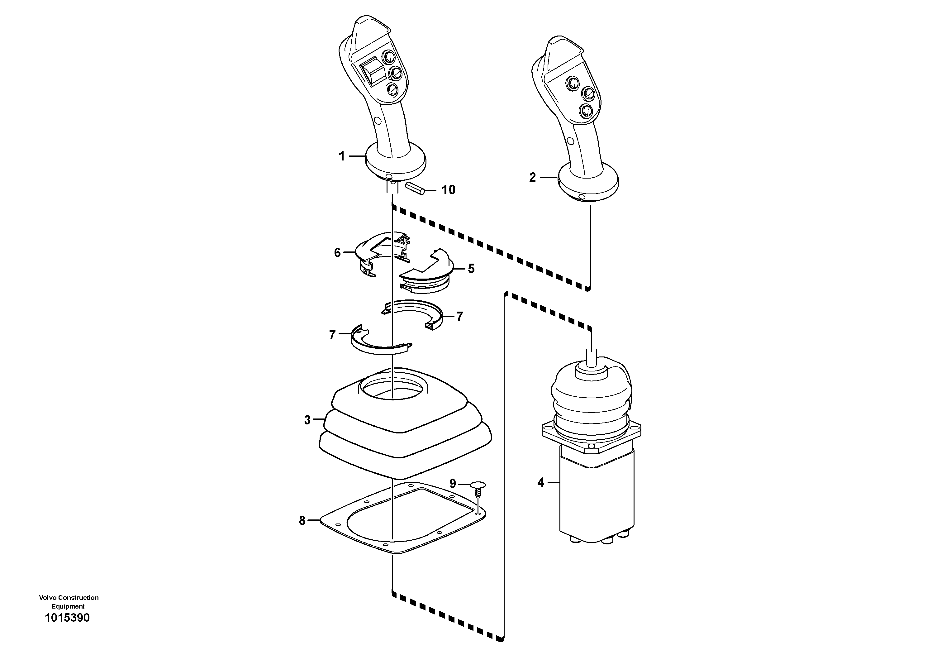 Схема запчастей Volvo BL71 - 81725 Servo valve BL71