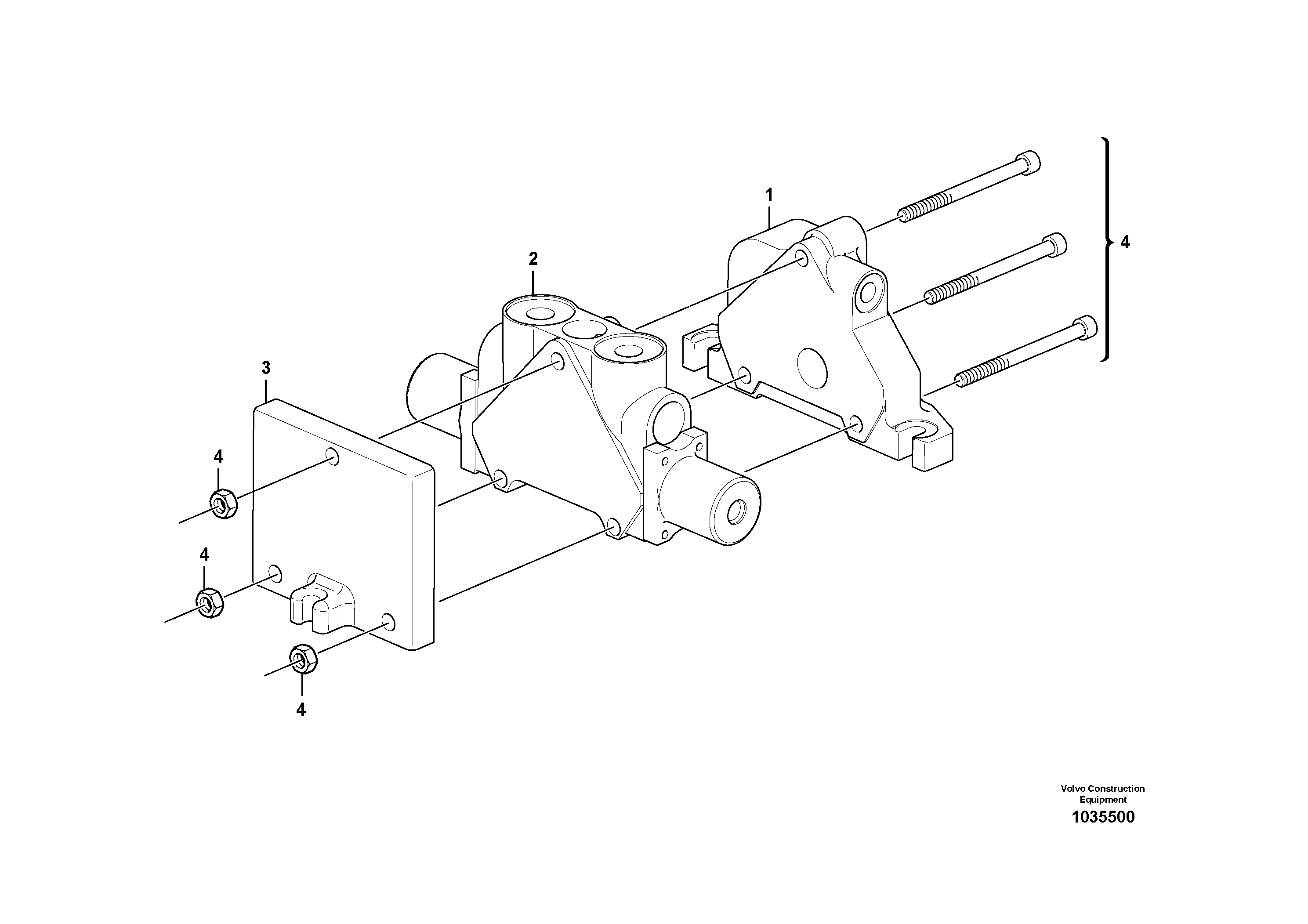 Схема запчастей Volvo BL71 - 39497 Valve body BL71PLUS