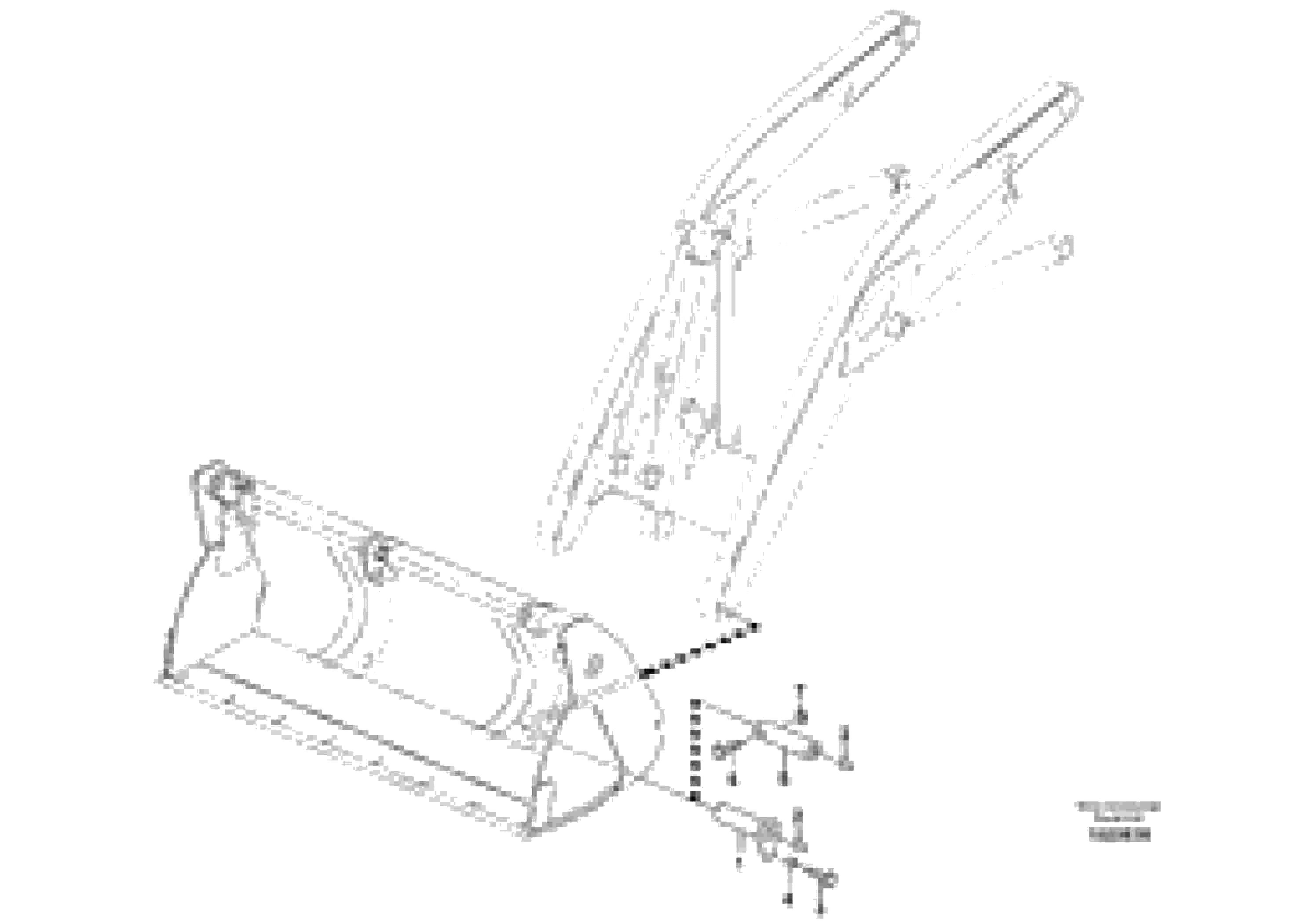 Схема запчастей Volvo BL71 - 44089 Pins for mounting bucket BL71