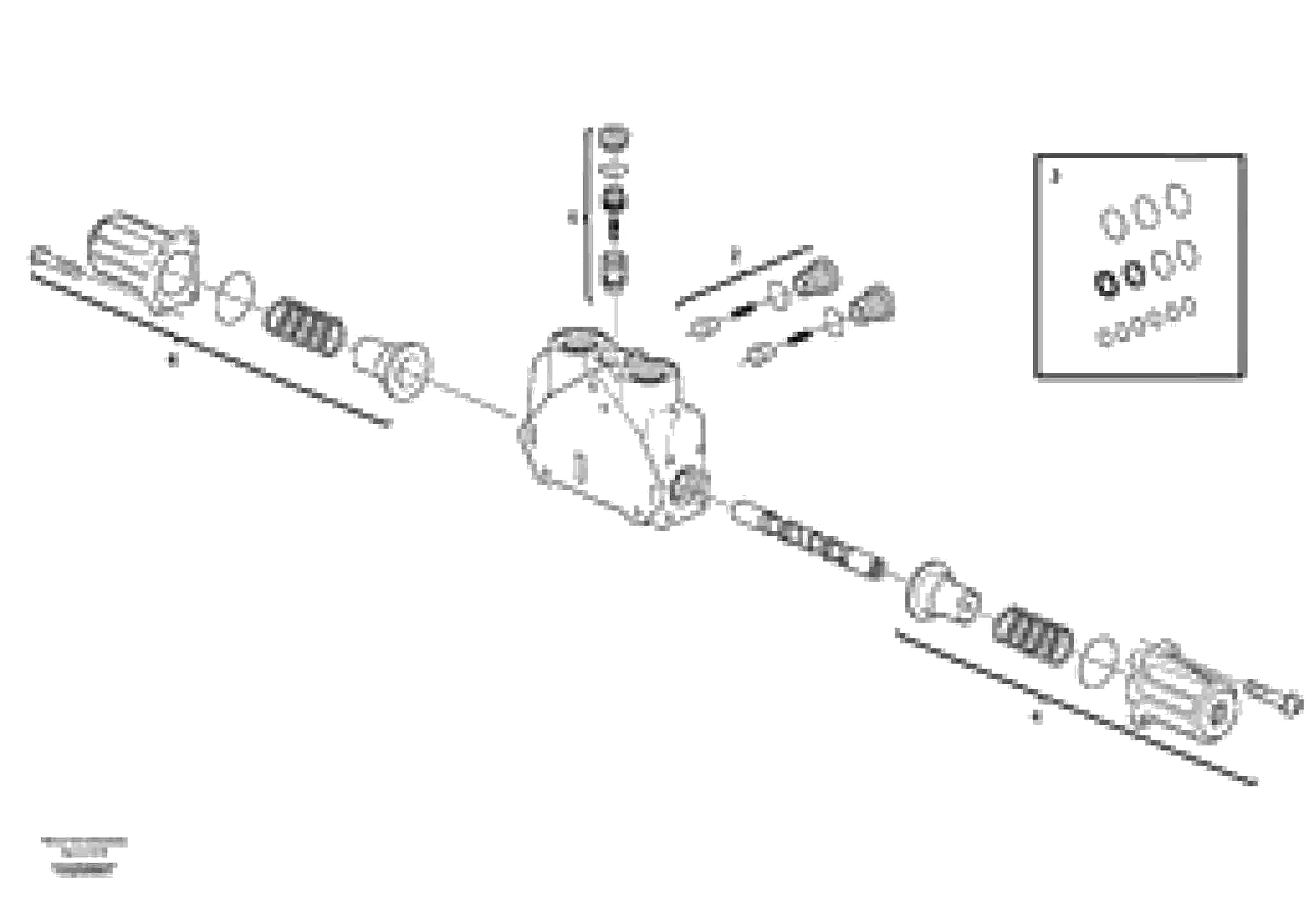 Схема запчастей Volvo BL71 - 48975 Valve section BL71PLUS S/N 10495 -