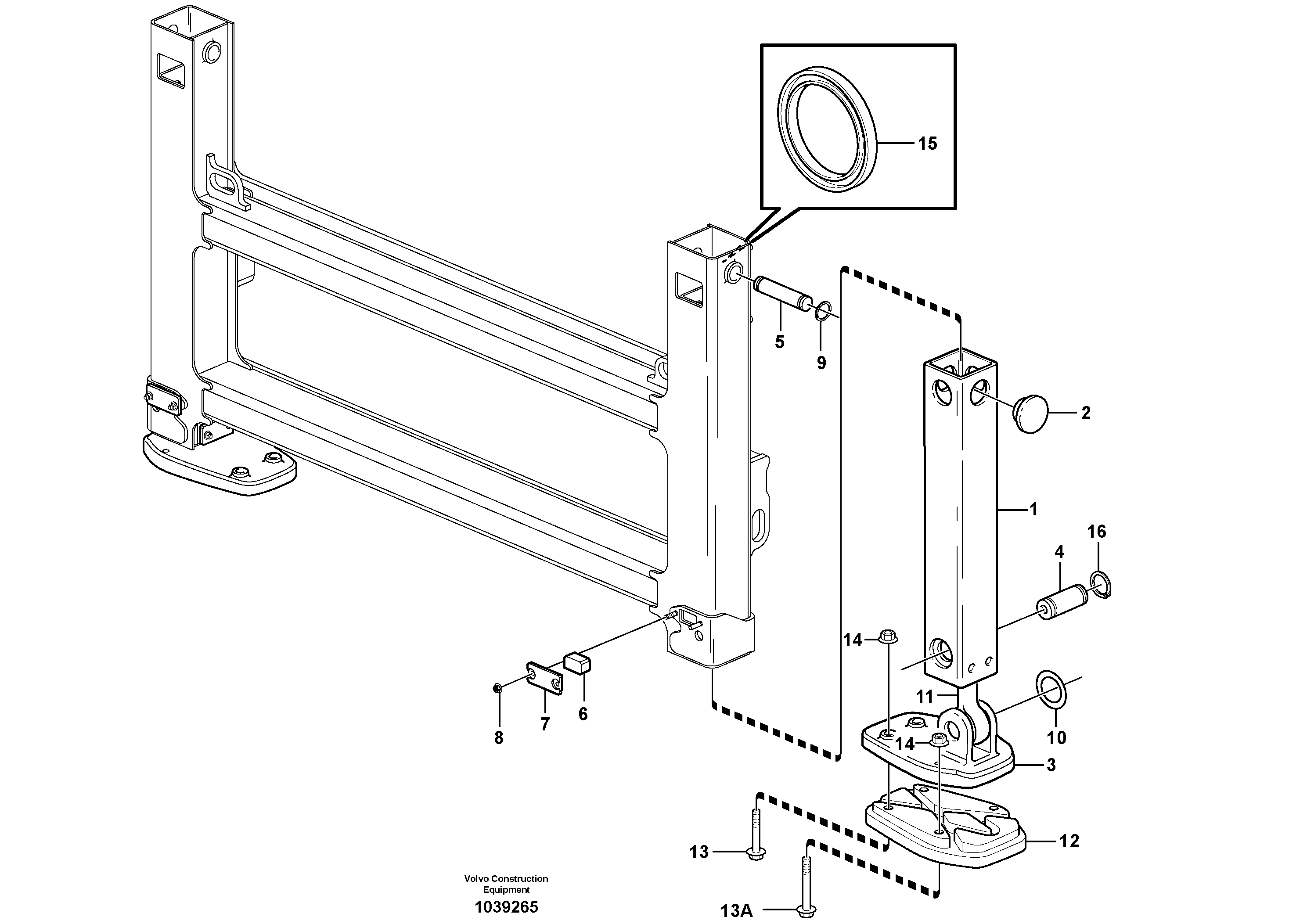 Схема запчастей Volvo BL71 - 56943 Stabilisers BL71PLUS