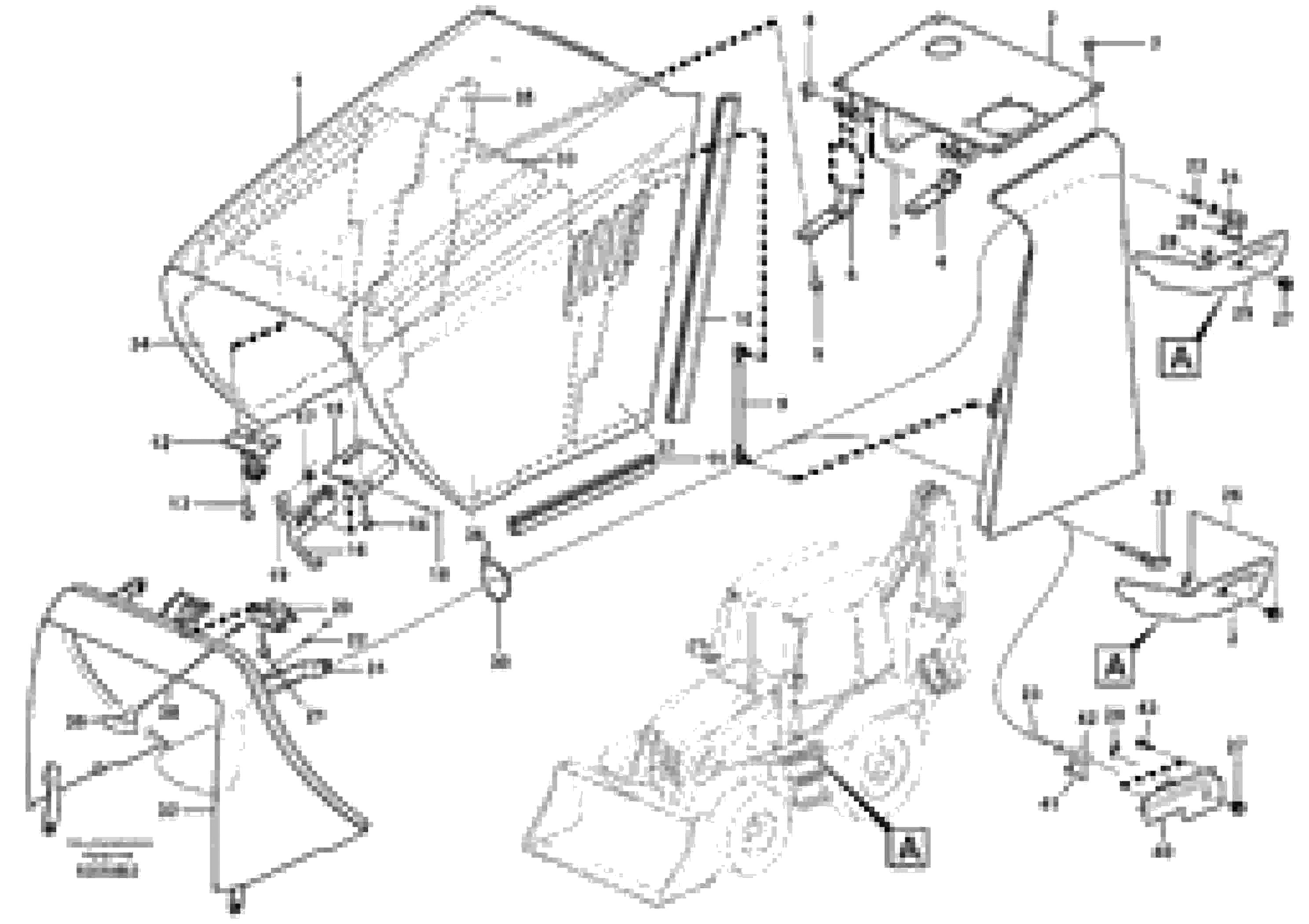 Схема запчастей Volvo BL60 - 48895 Engine hood BL60