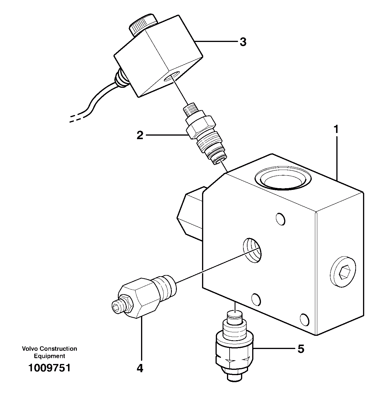 Схема запчастей Volvo BL60 - 49512 Magnet valve BL60