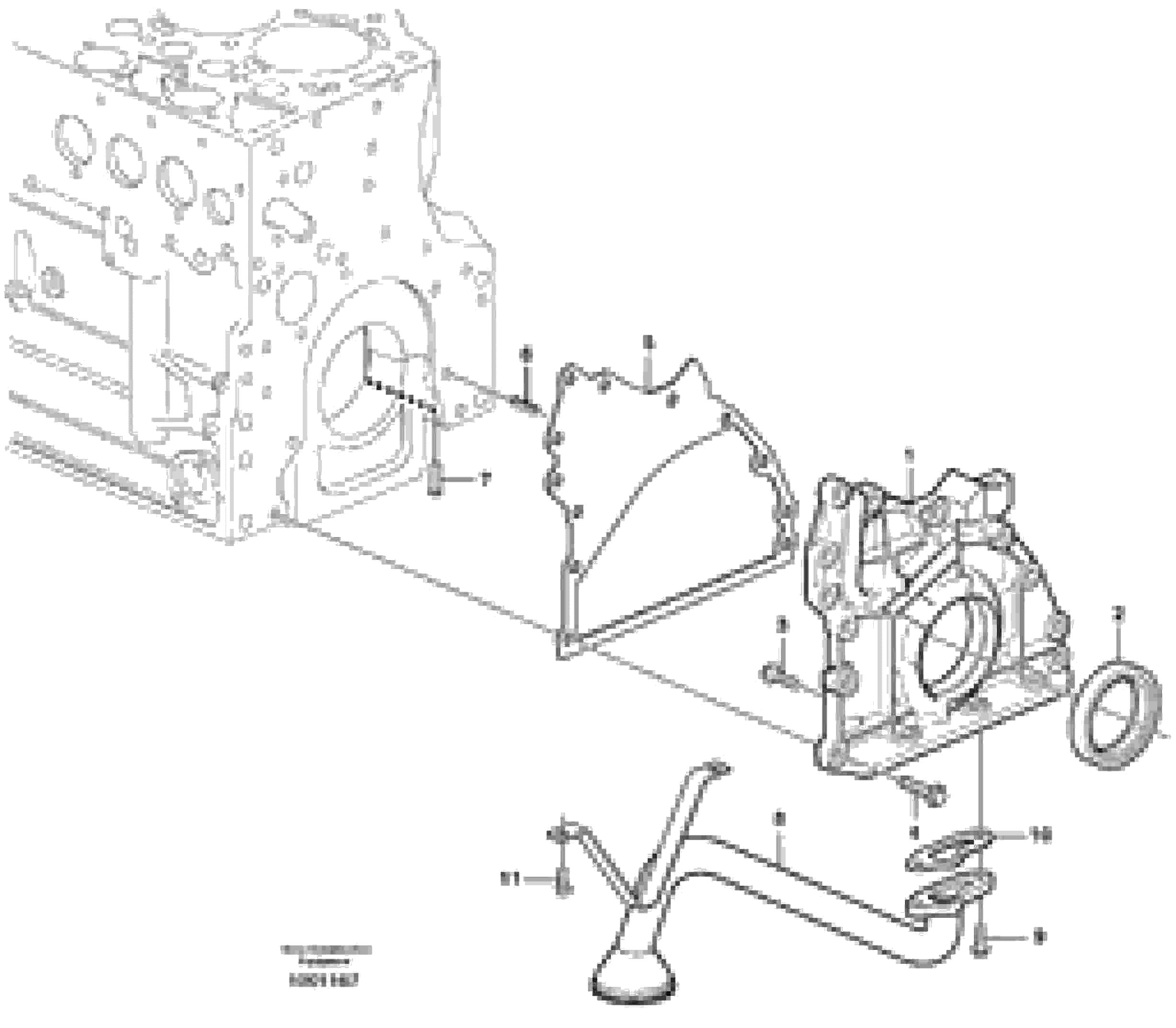 Схема запчастей Volvo BL60 - 2946 Система масляной смазки BL60