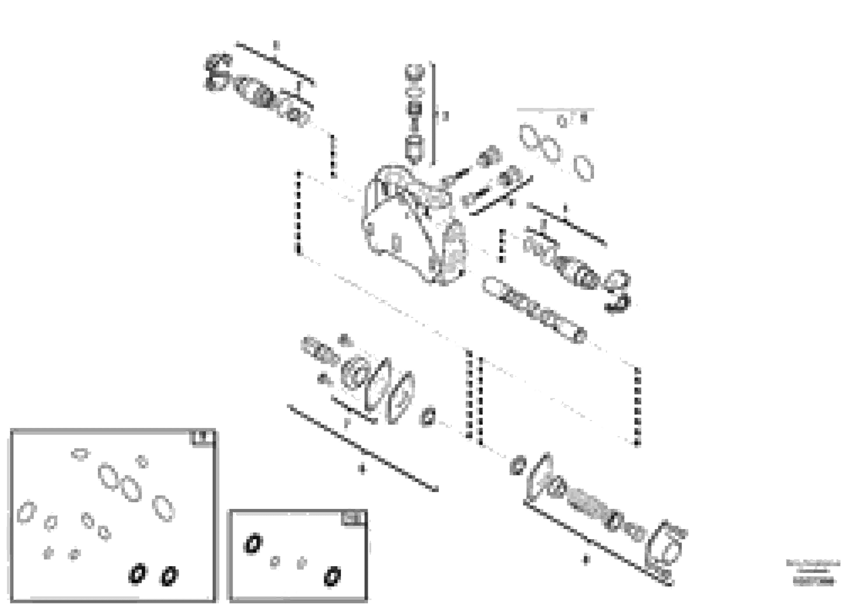 Схема запчастей Volvo BL60 - 100242 Valve section BL60 S/N 11315 -