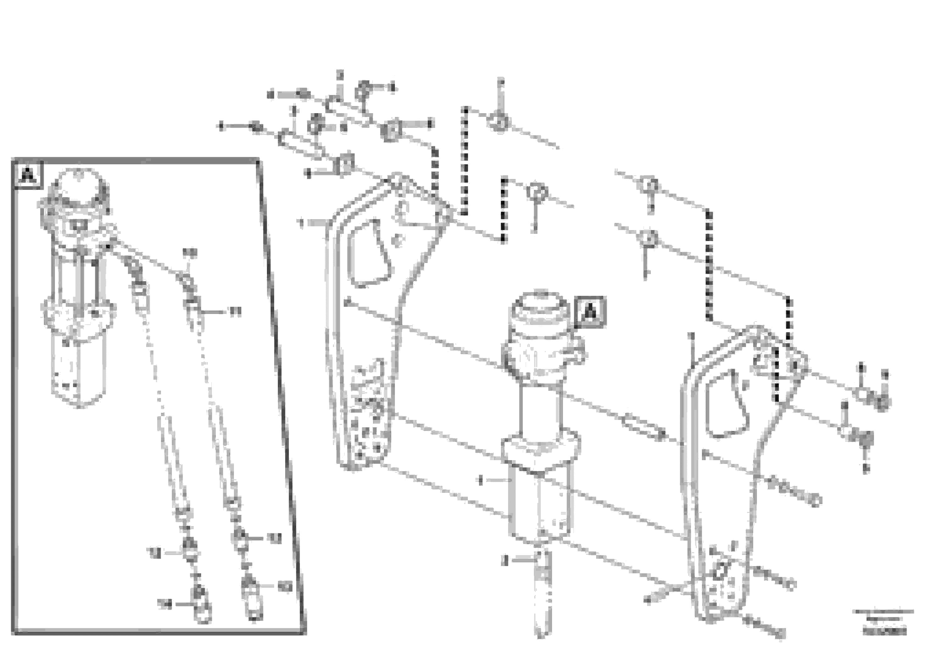 Схема запчастей Volvo BL60 - 44368 Retainer for hammer BL60 S/N 11315 -