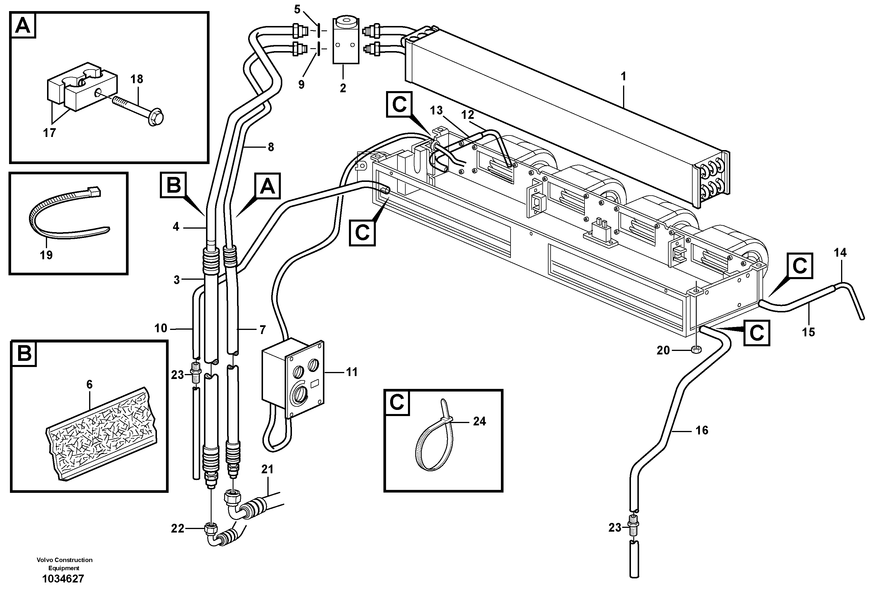 Схема запчастей Volvo BL61 - 81406 Evaporator, assembly BL61