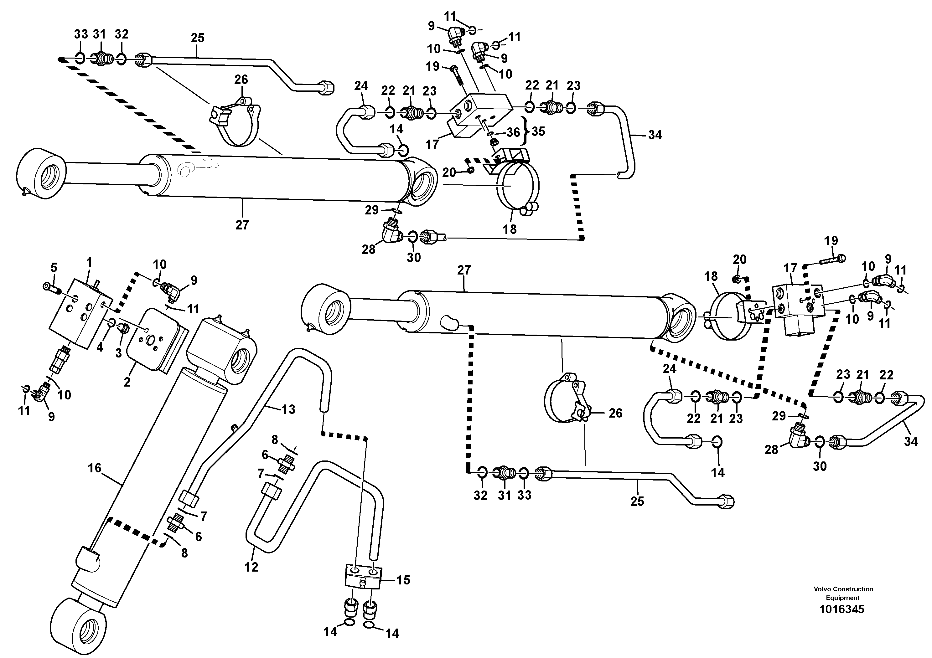 Схема запчастей Volvo BL61 - 6953 Safety valve loader BL61PLUS