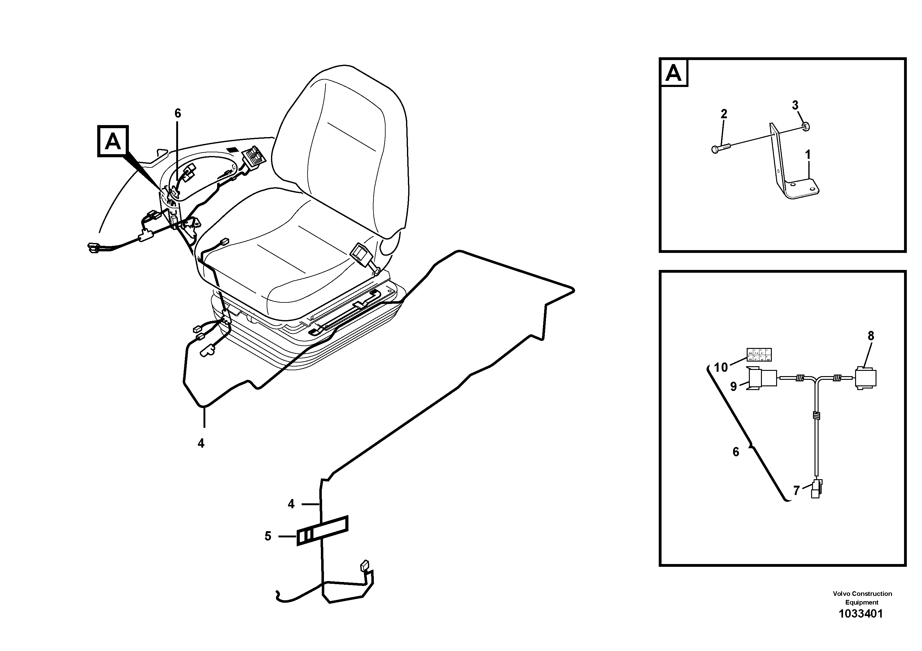 Схема запчастей Volvo BL61 - 43144 Cable harness BL61PLUS S/N 10287 -