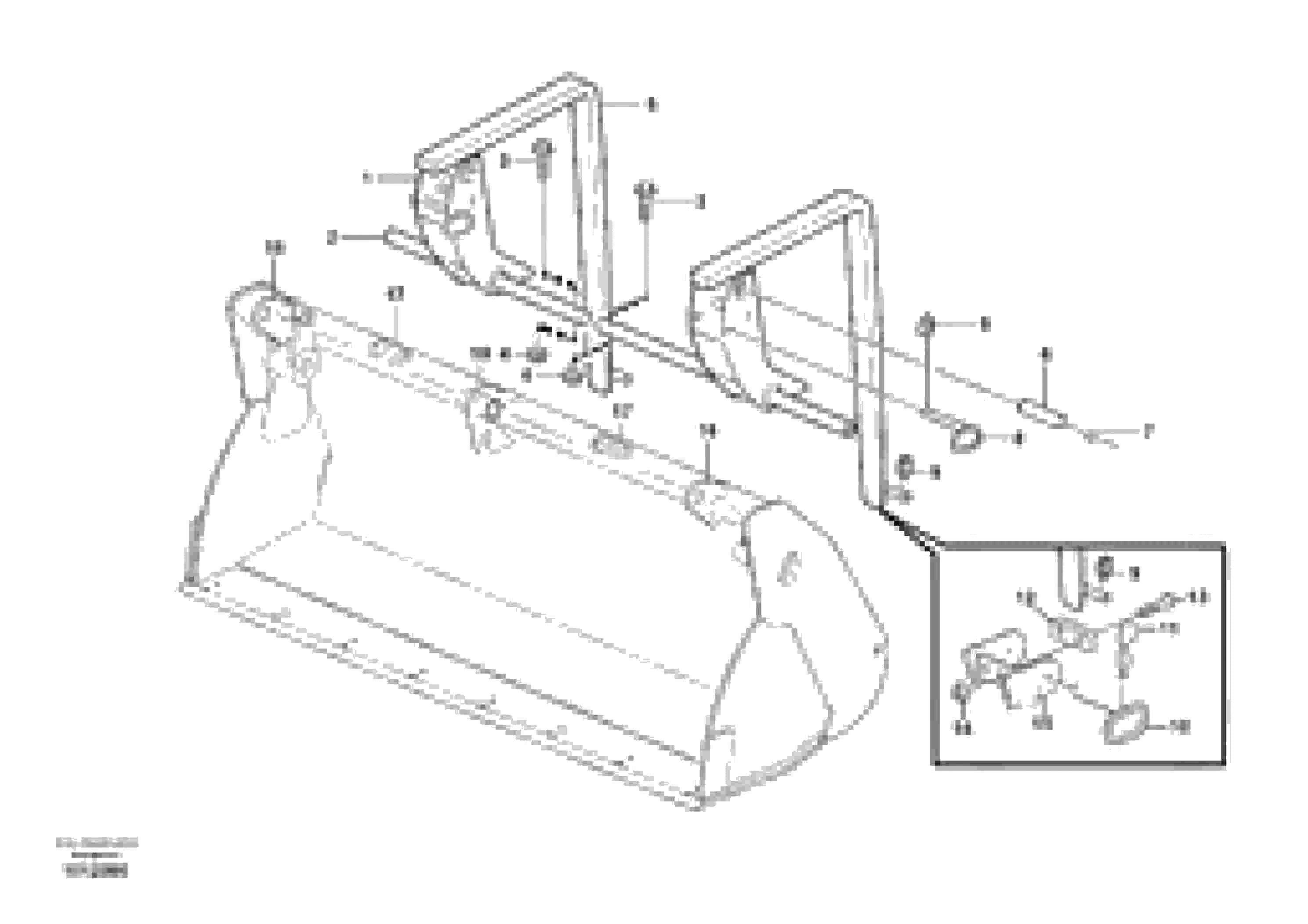 Схема запчастей Volvo BL61 - 13256 Fork arm BL61