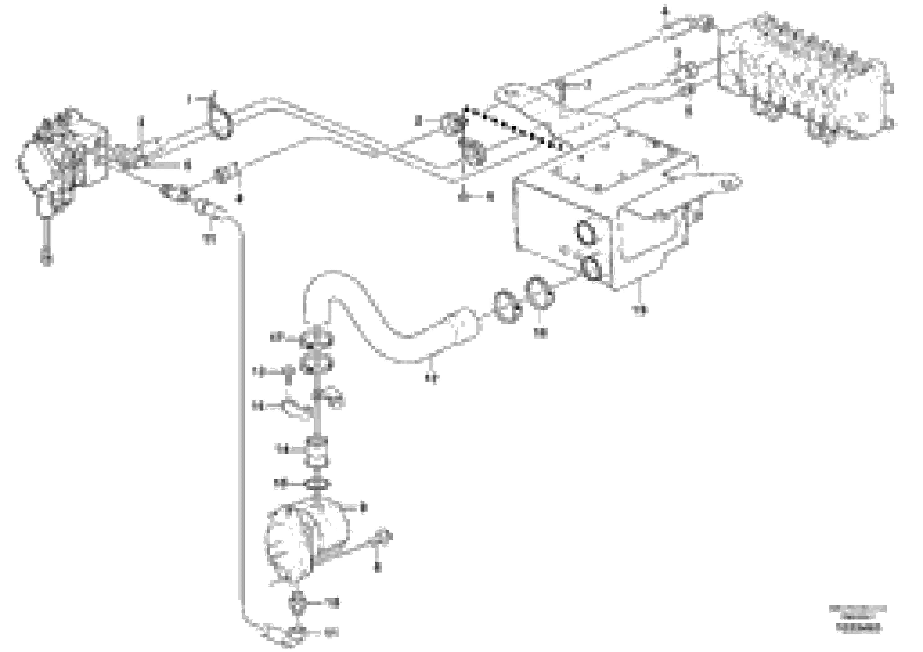 Схема запчастей Volvo BL61 - 105859 Hydraulic system, suction line BL61PLUS S/N 10287 -