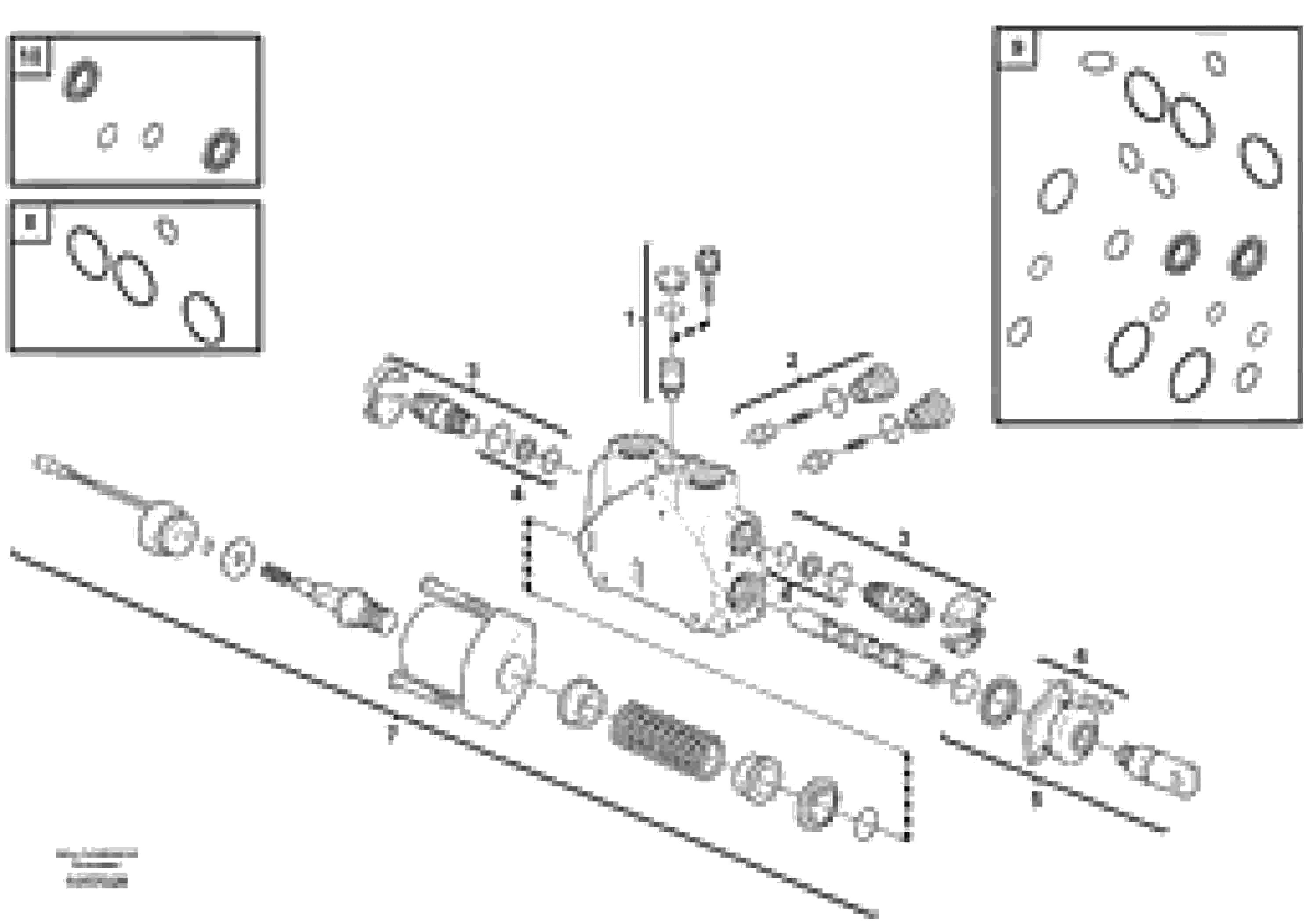 Схема запчастей Volvo BL61 - 102558 Valve section BL61PLUS S/N 10287 -