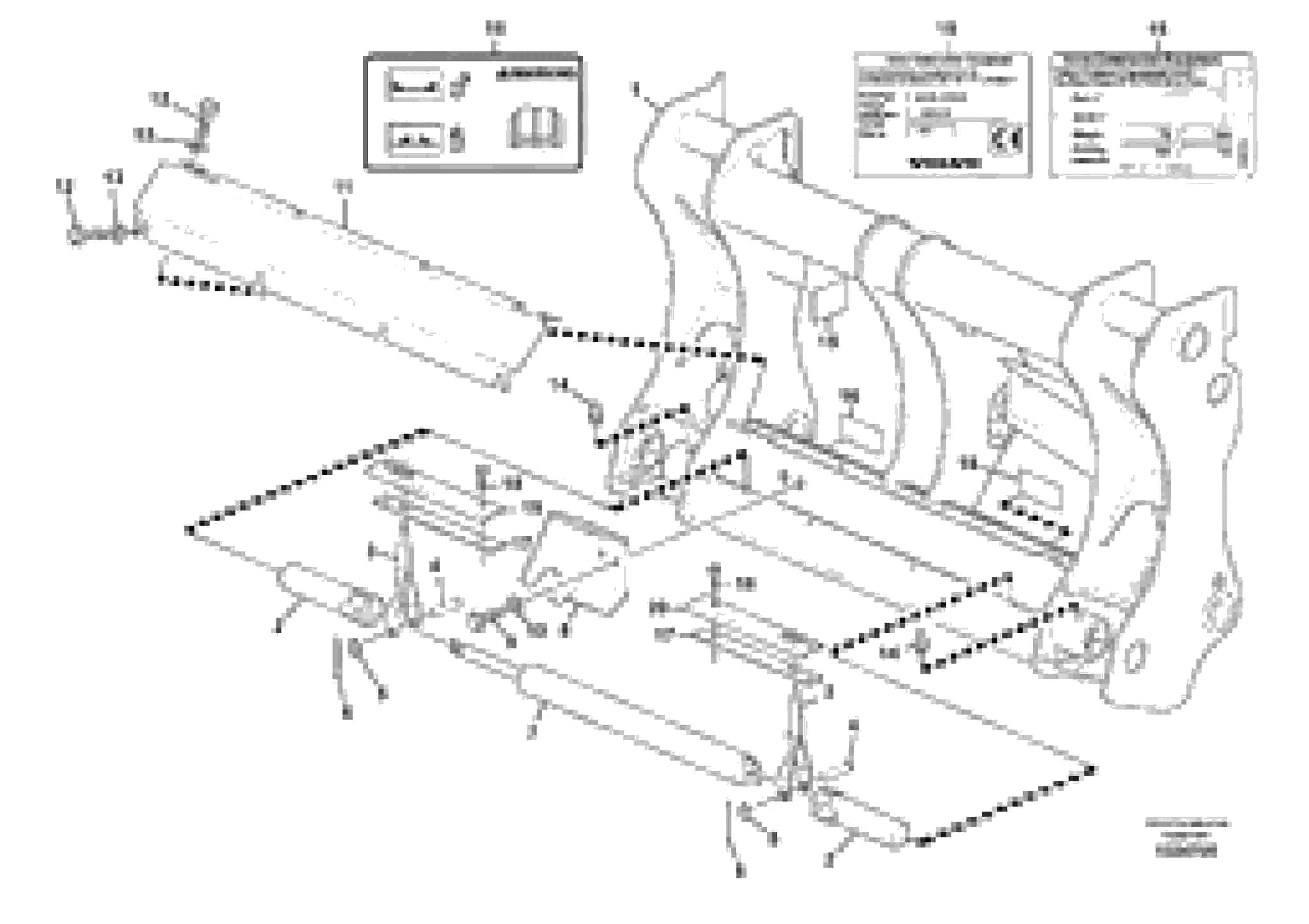 Схема запчастей Volvo BL61 - 46940 Hydraulic attachment bracket BL61 S/N 11459 -