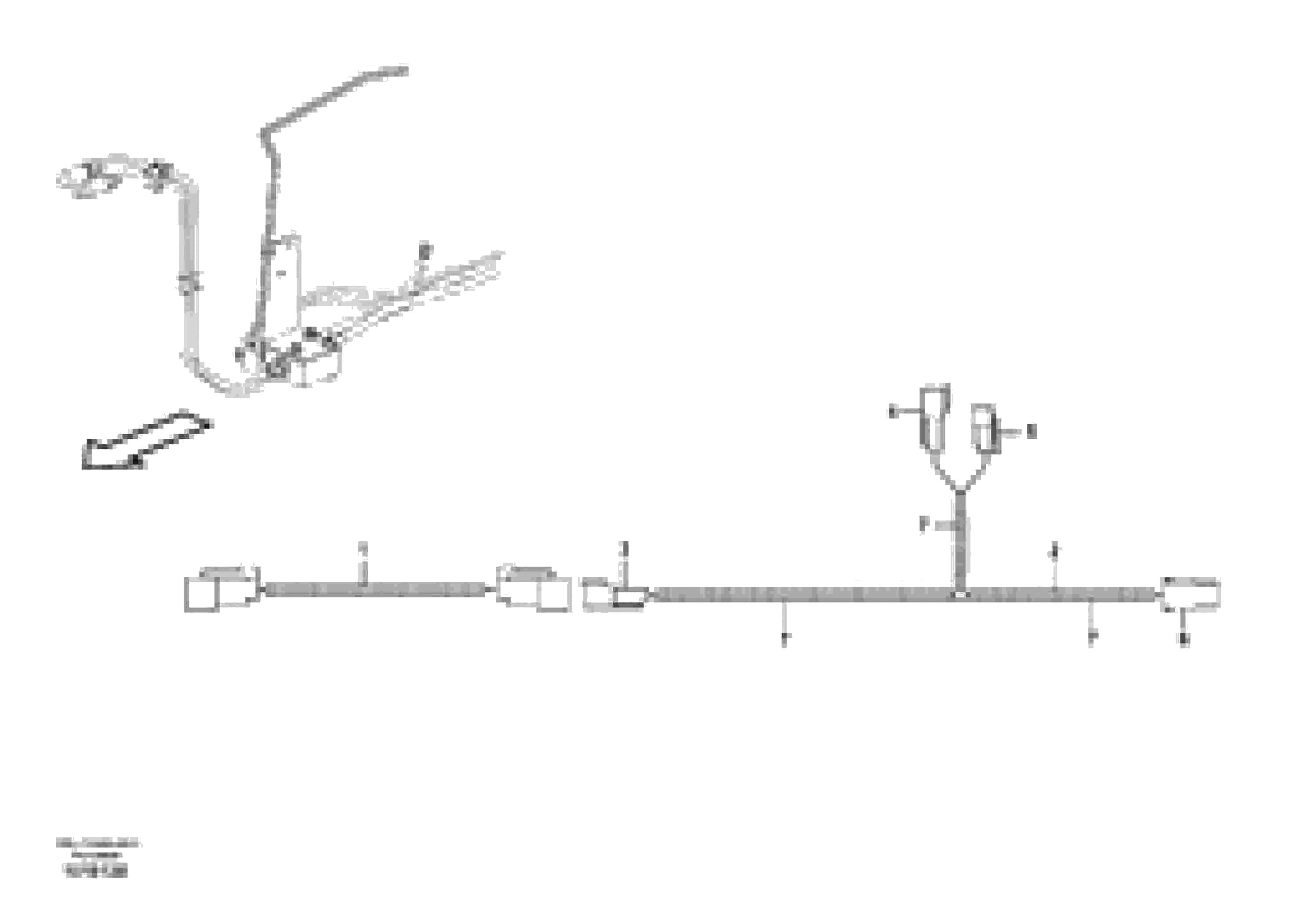 Схема запчастей Volvo BL61 - 9736 Cable harness, hand tool hydraulic BL61