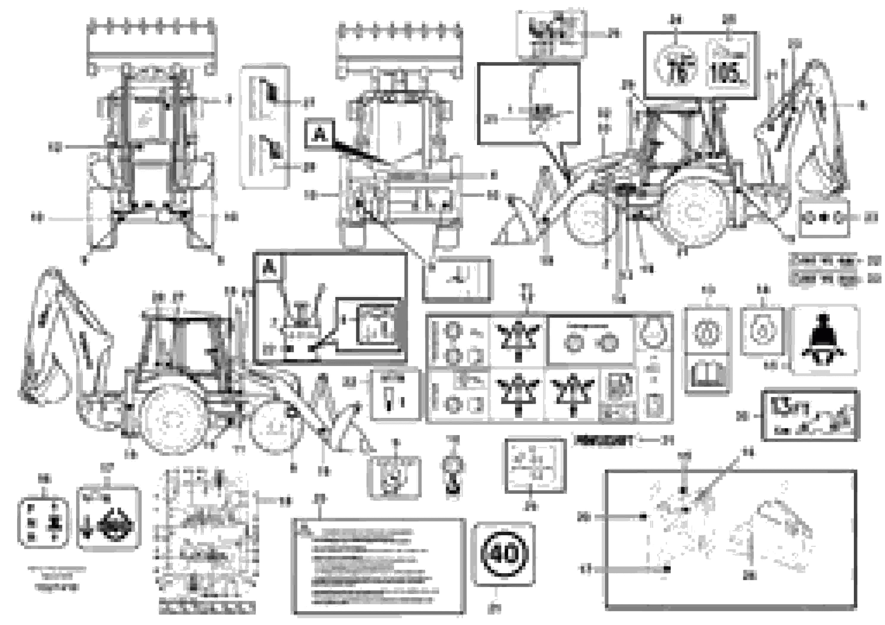 Схема запчастей Volvo BL61 - 37419 Sign plates and decals BL61PLUS