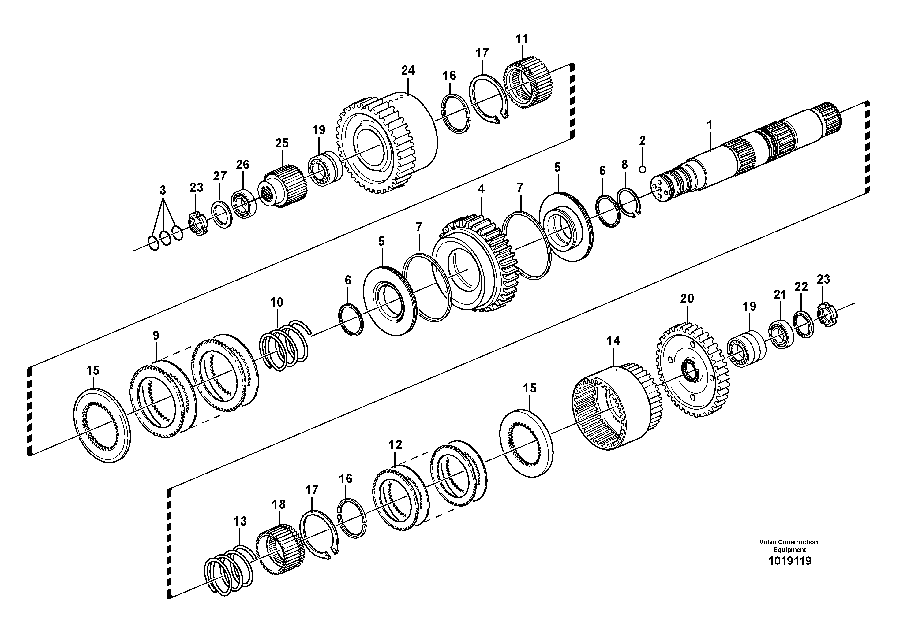 Схема запчастей Volvo G900 MODELS S/N 39300 - - 83712 Hydraulic connection 