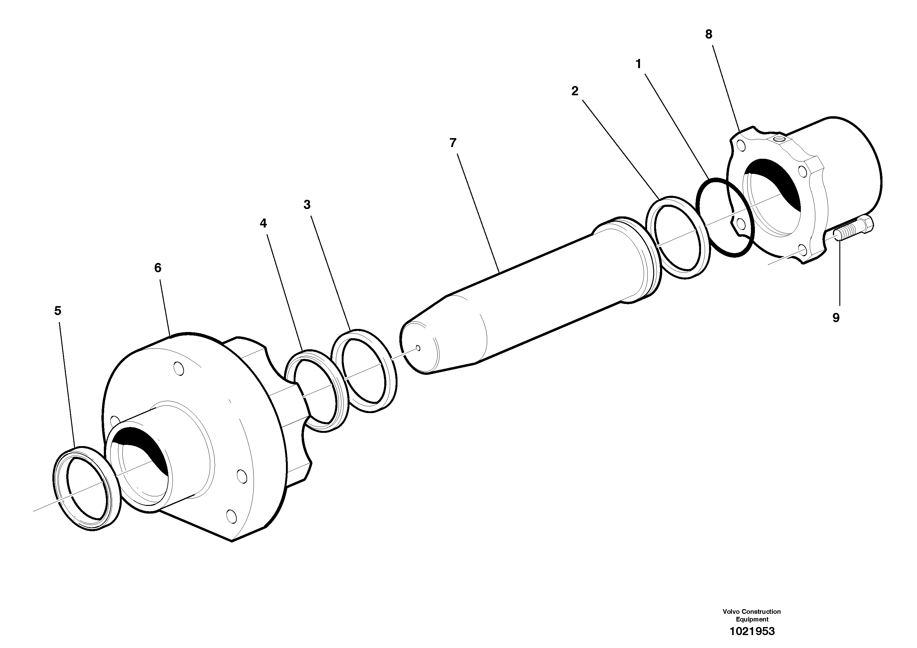 Схема запчастей Volvo G900 MODELS S/N 39300 - - 5063 Lock Cylinder 