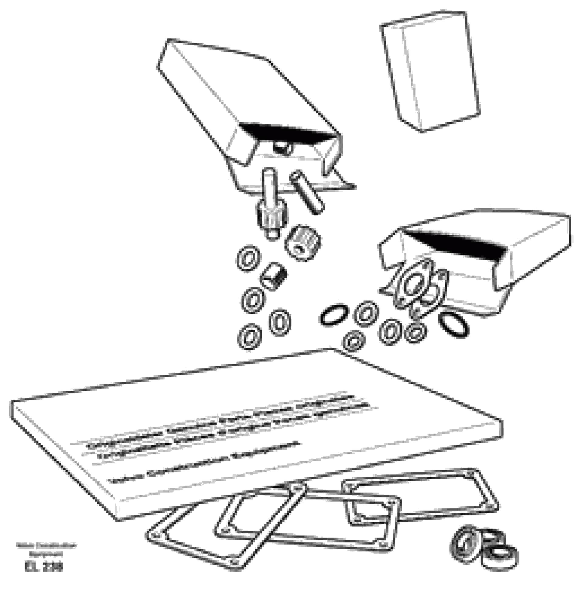 Схема запчастей Volvo G900 MODELS S/N 39300 - - 42721 Repair kit for transmission 