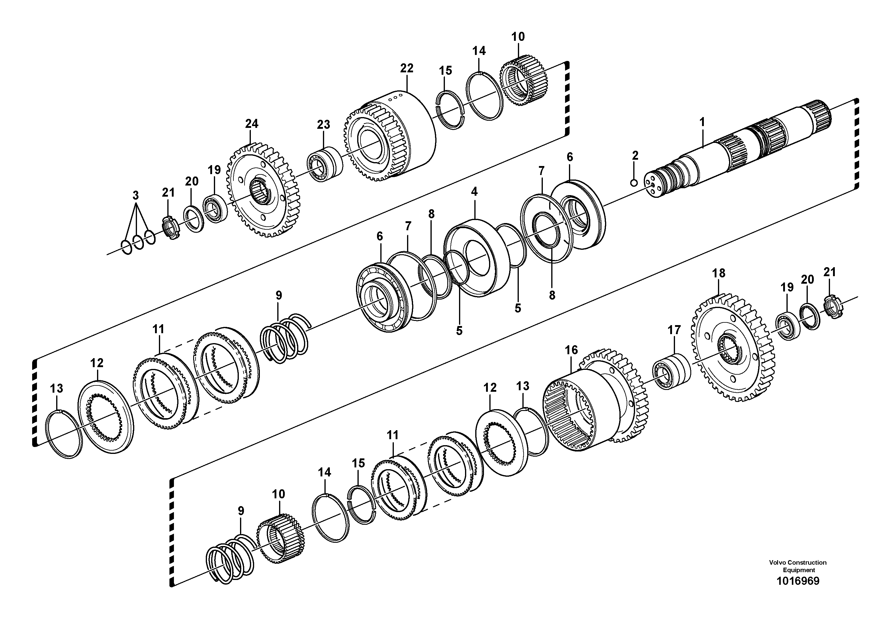 Схема запчастей Volvo G900 MODELS S/N 39300 - - 58301 Hydraulic connection 