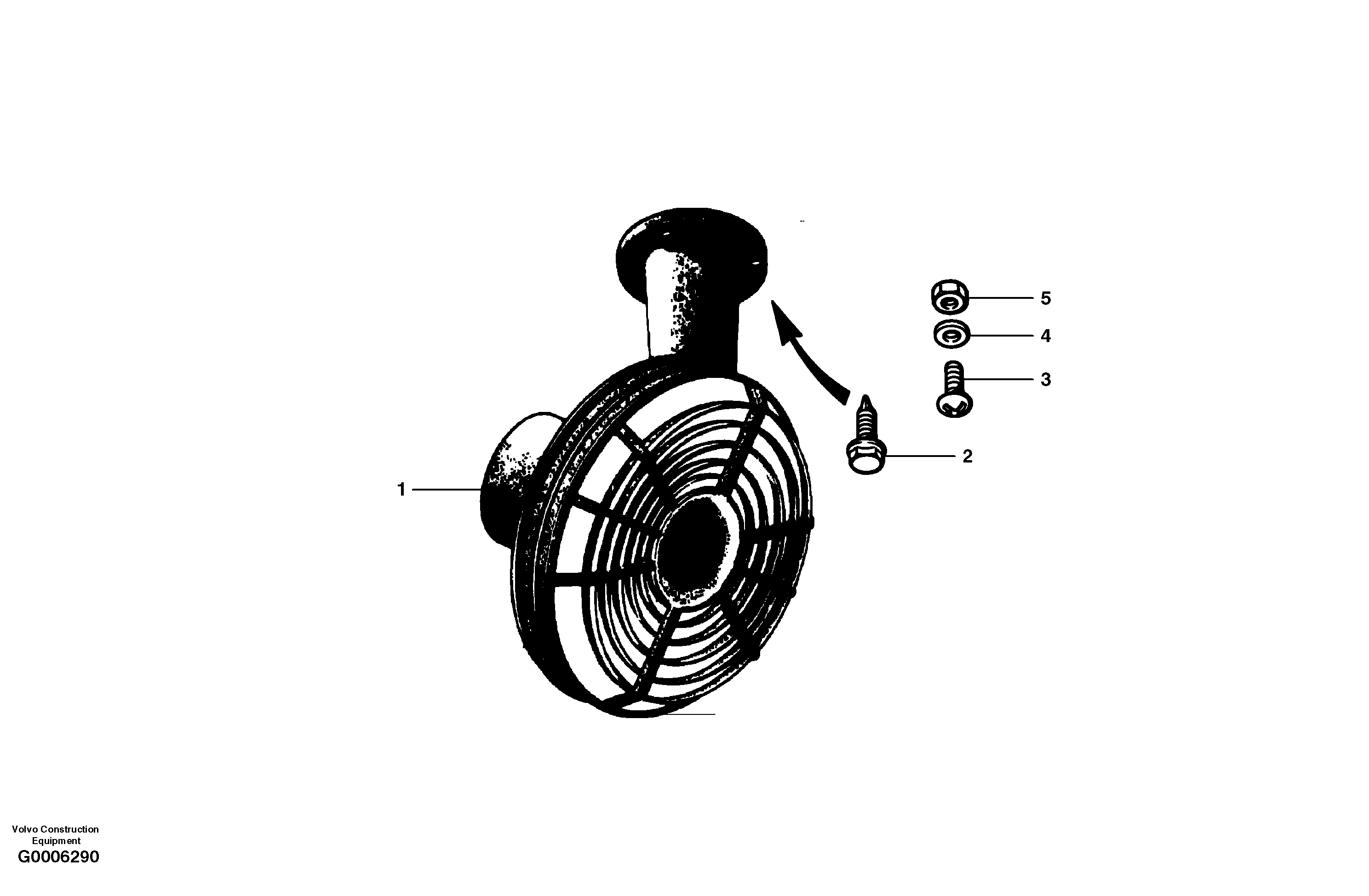 Схема запчастей Volvo G700 MODELS S/N 33000 - - 19395 Defroster fan - front and rear 