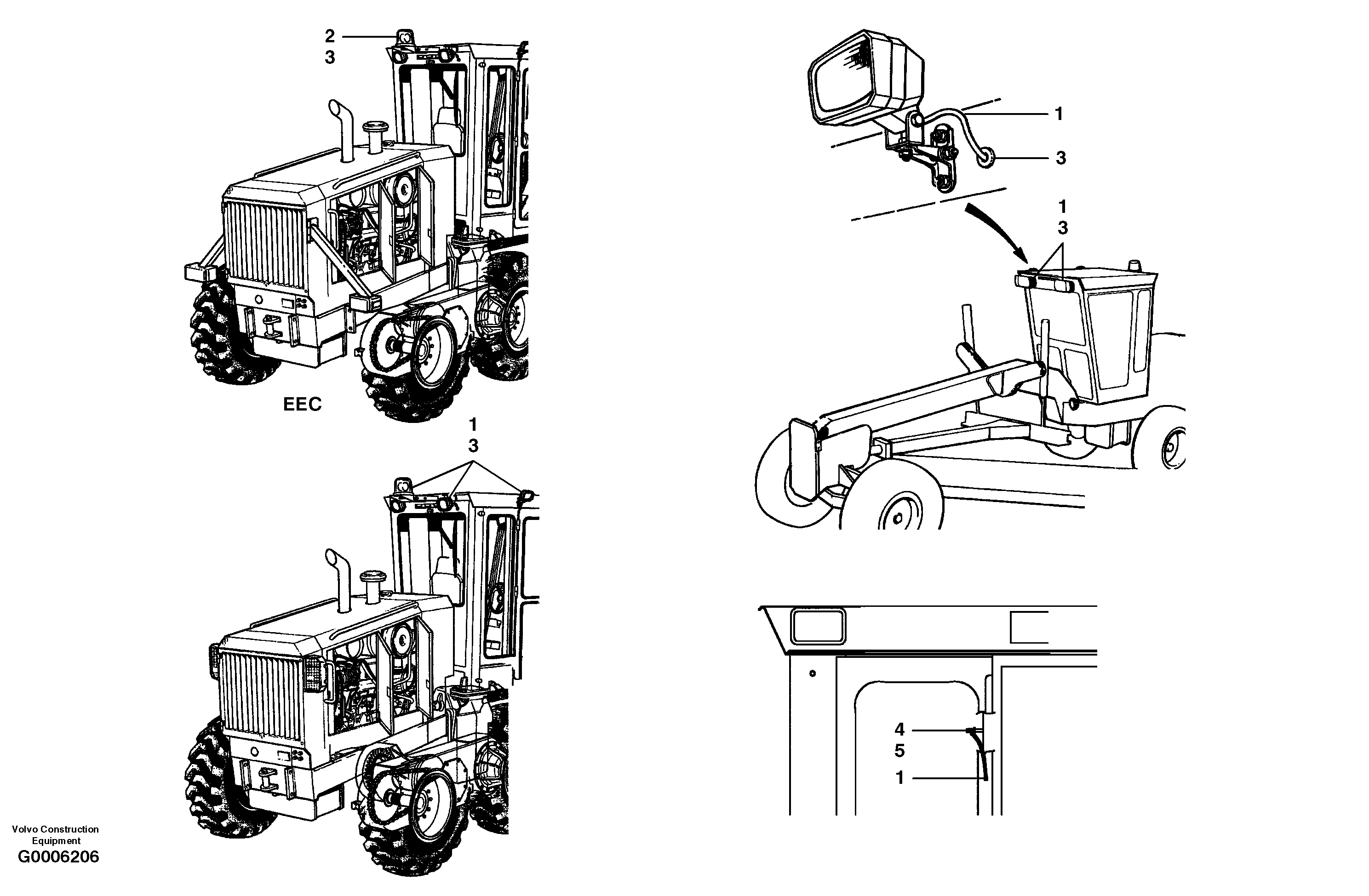 Схема запчастей Volvo G700 MODELS S/N 33000 - - 51596 Wiring harness - cab 