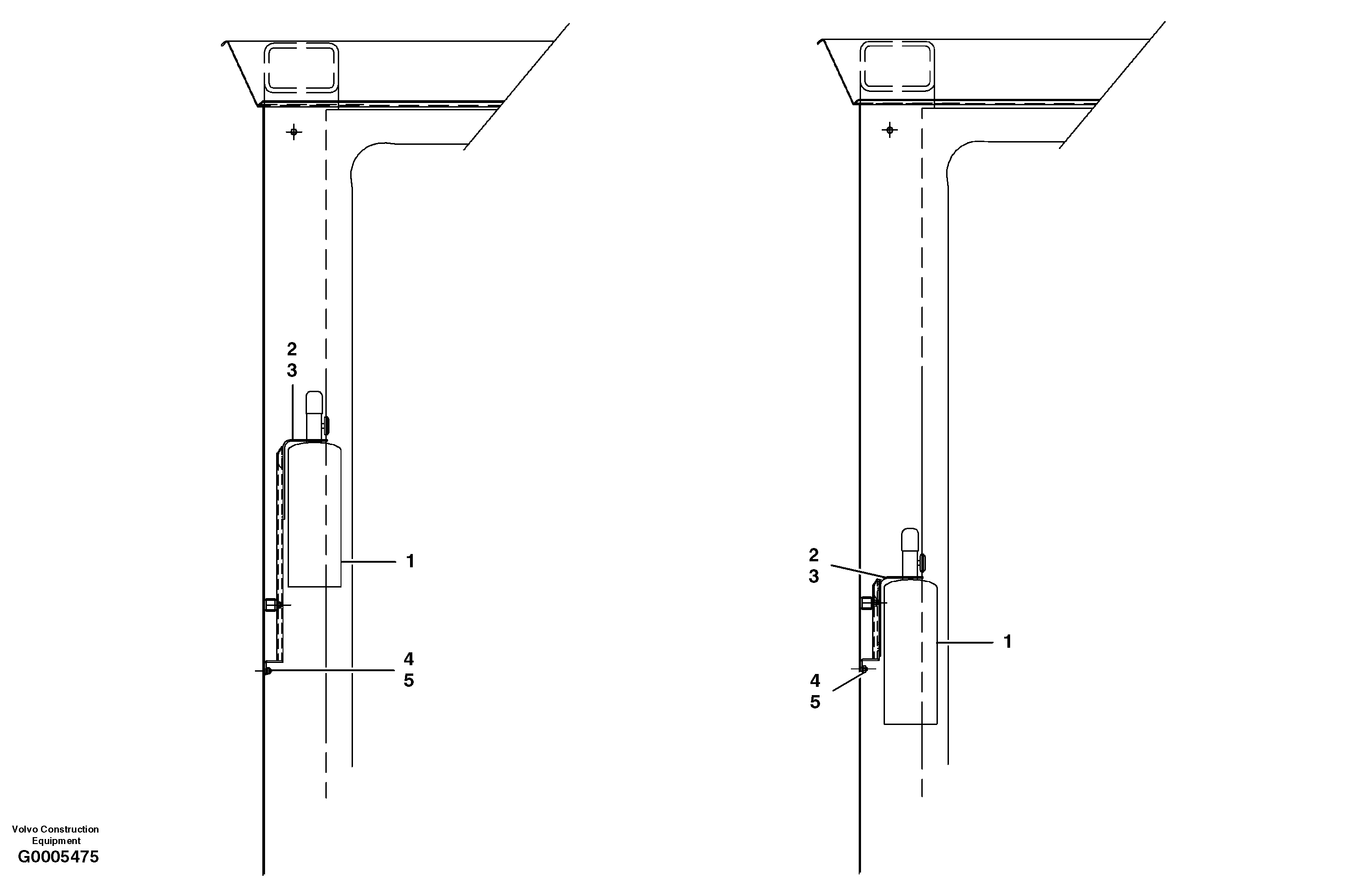 Схема запчастей Volvo G700 MODELS S/N 33000 - - 5523 Fire extinguisher 