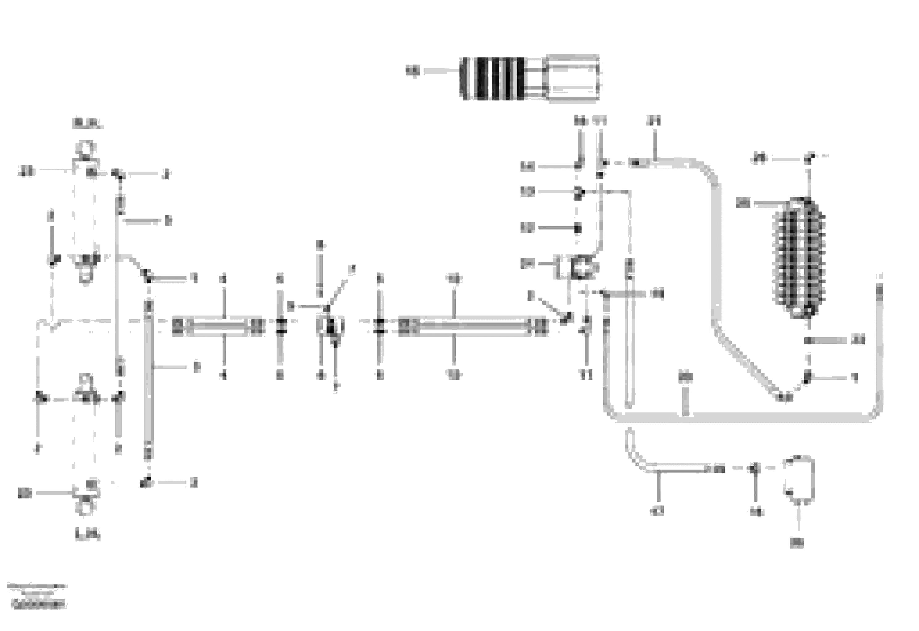 Схема запчастей Volvo G700 MODELS S/N 33000 - - 8305 Steering circuit 